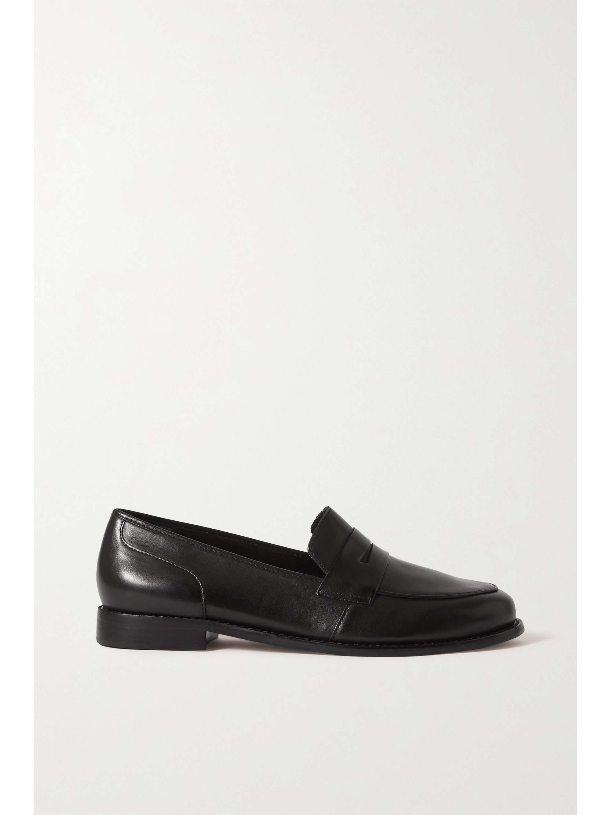 PORTE PAIRE Leather loafers | NET-A-PORTER