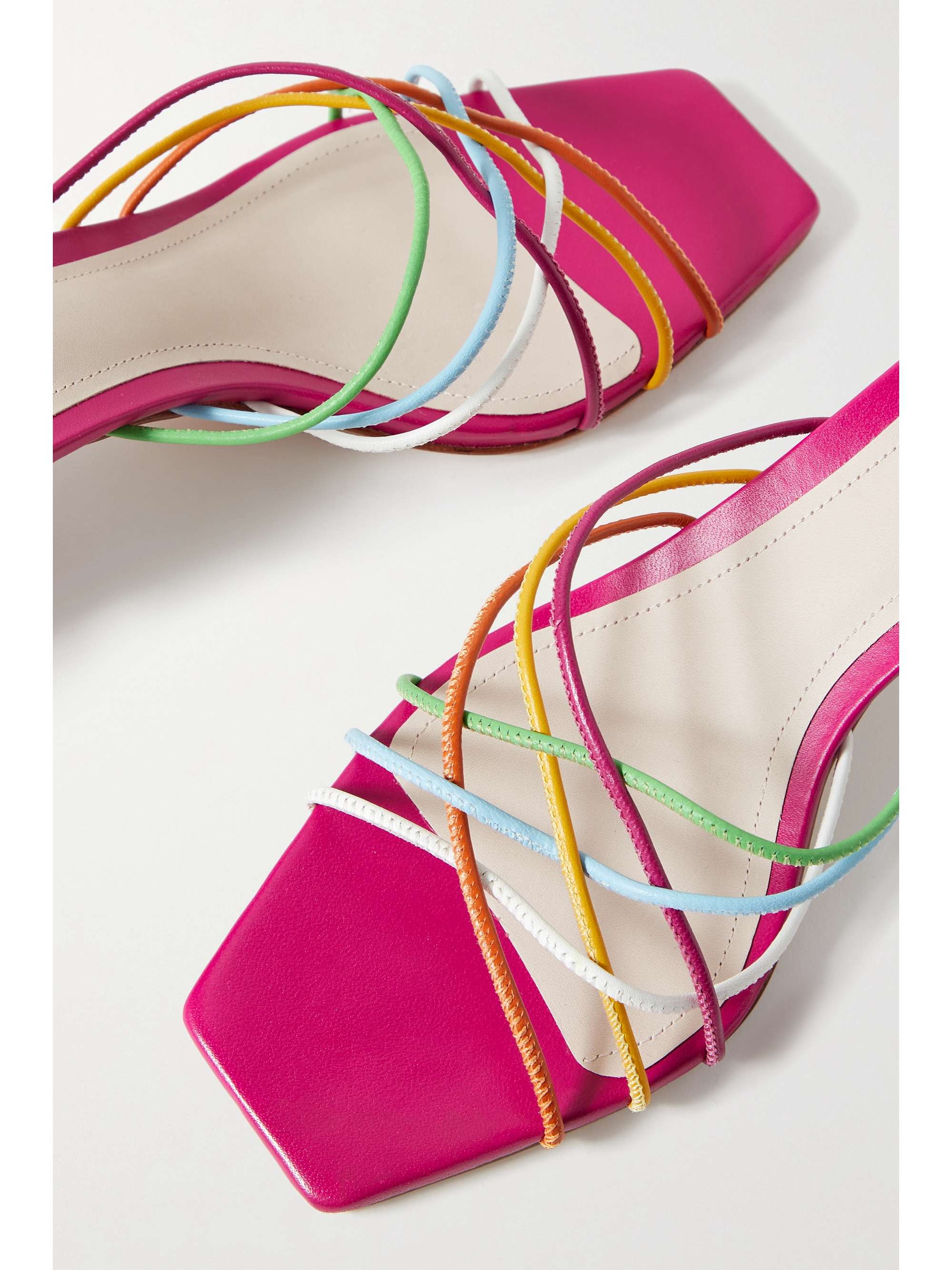 PORTE & PAIRE Woven leather sandals
