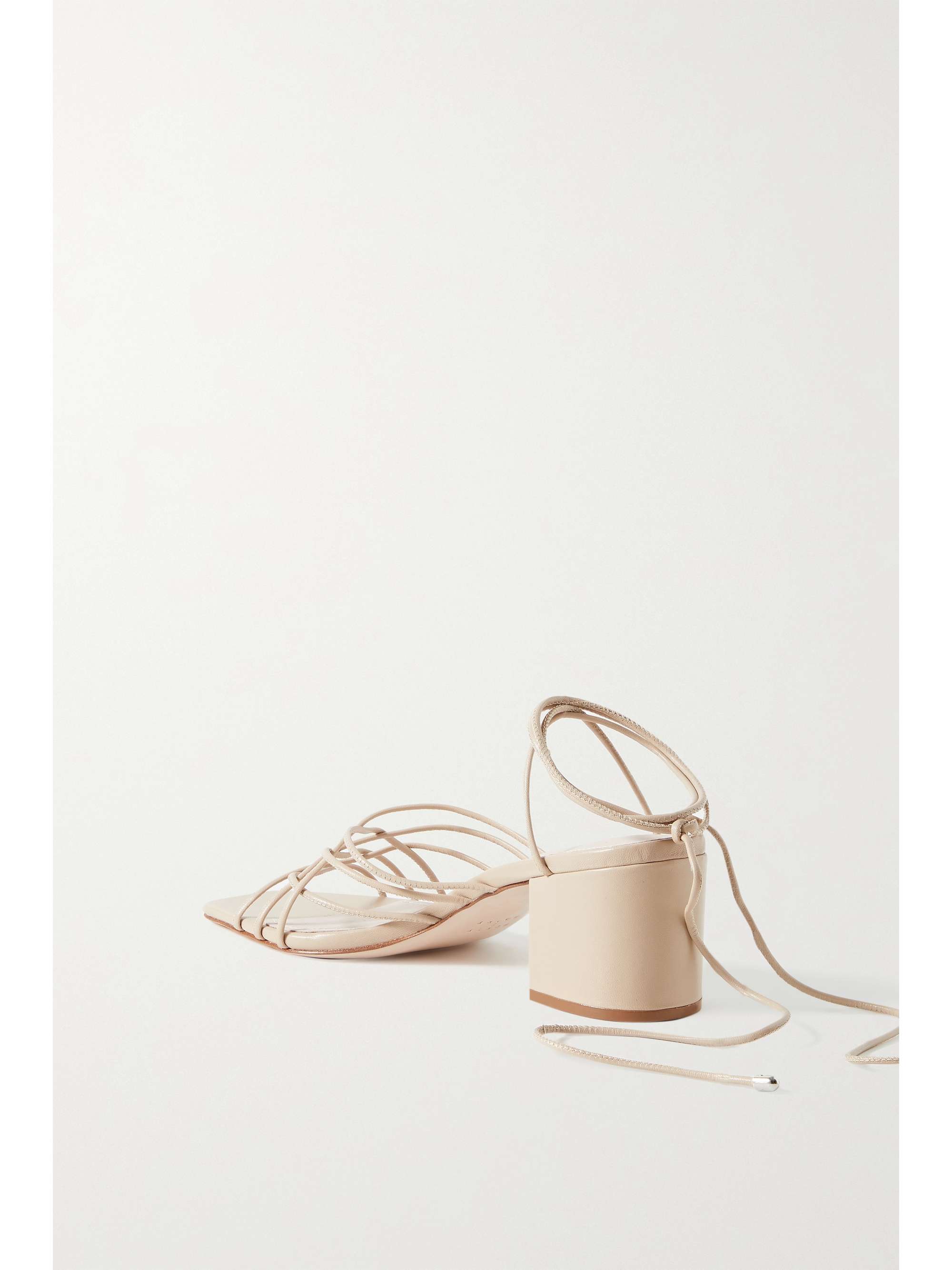 PORTE & PAIRE Woven leather sandals