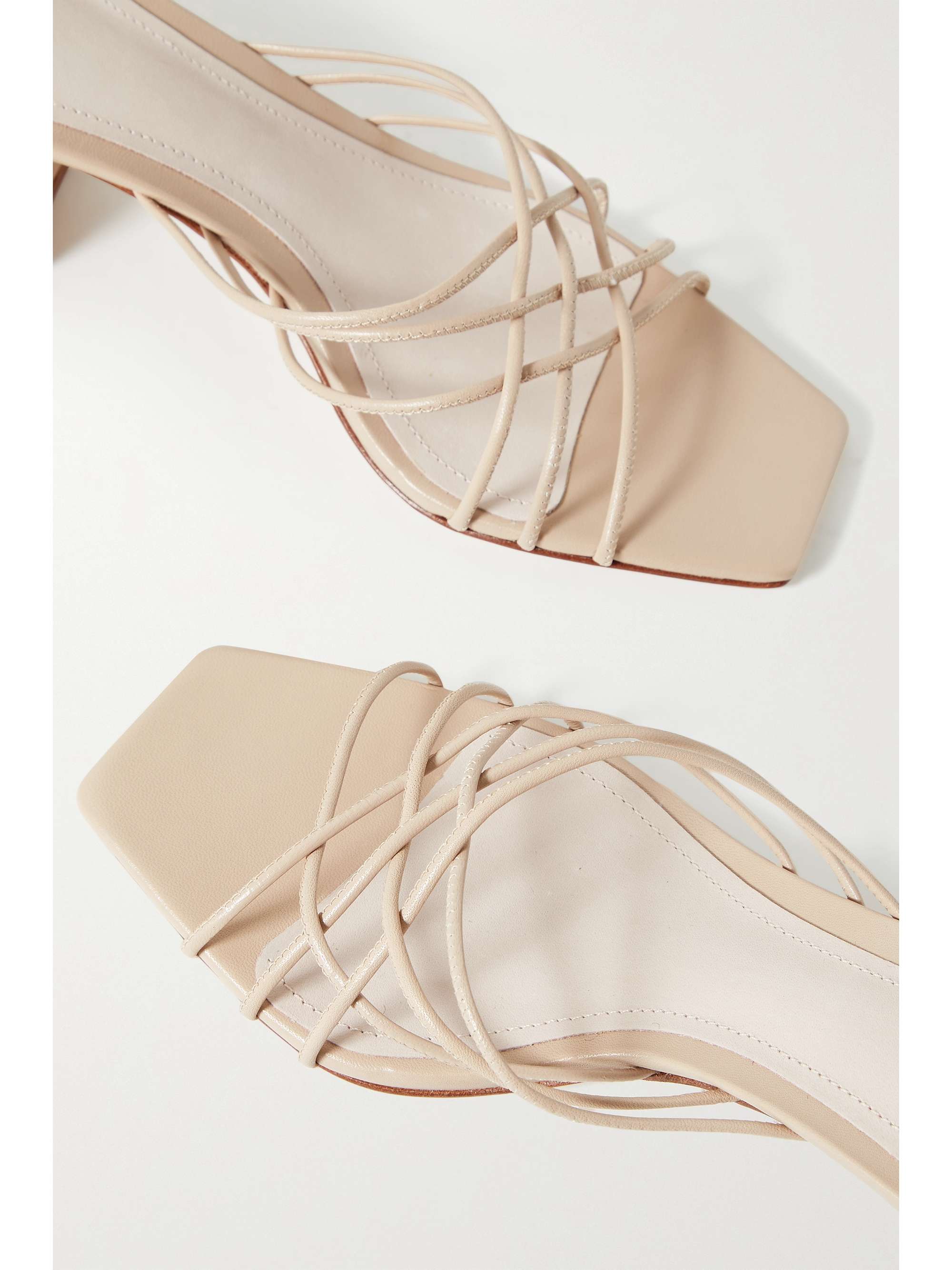 PORTE & PAIRE Woven leather sandals