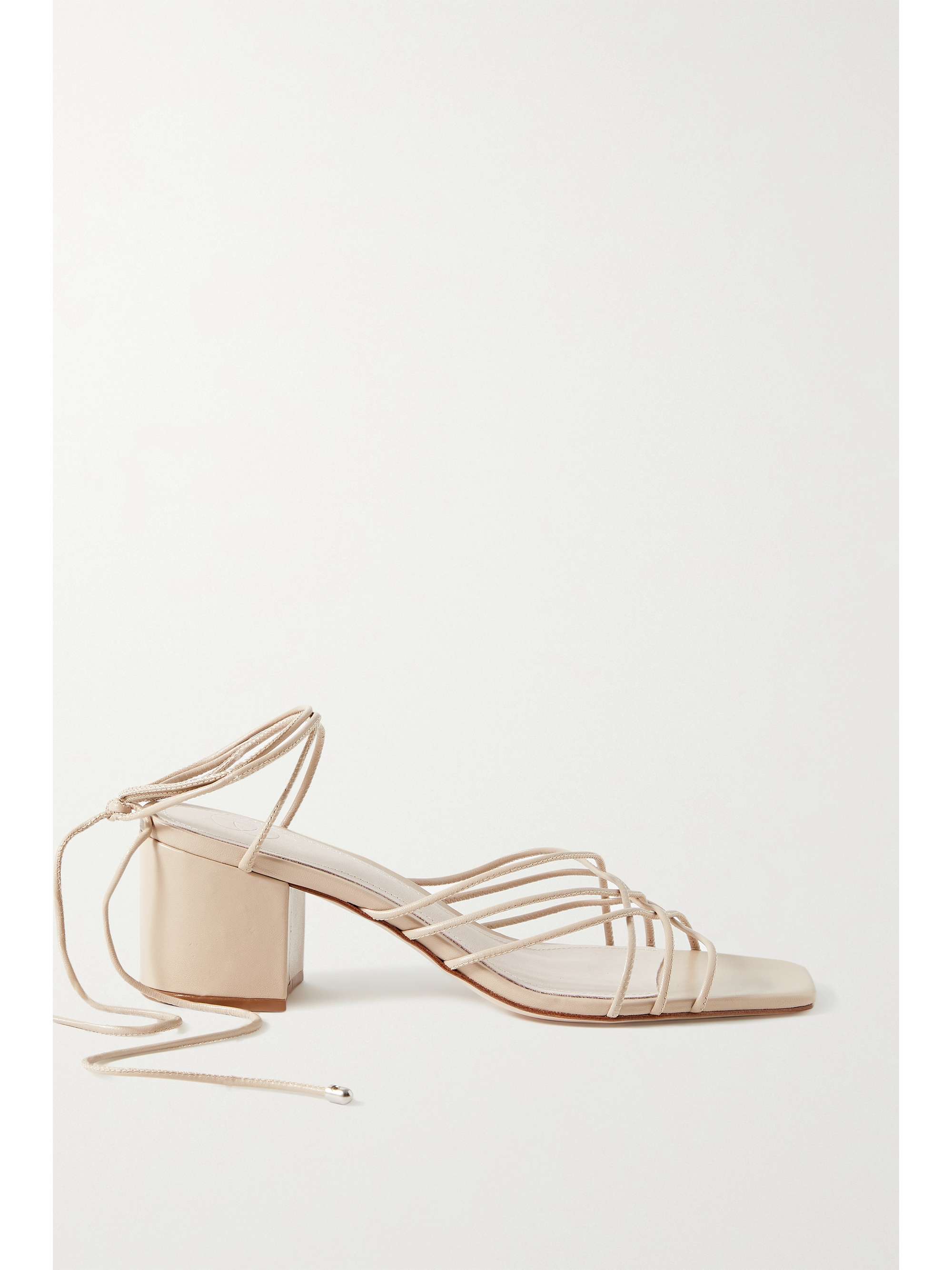 PORTE & PAIRE Woven leather sandals | NET-A-PORTER