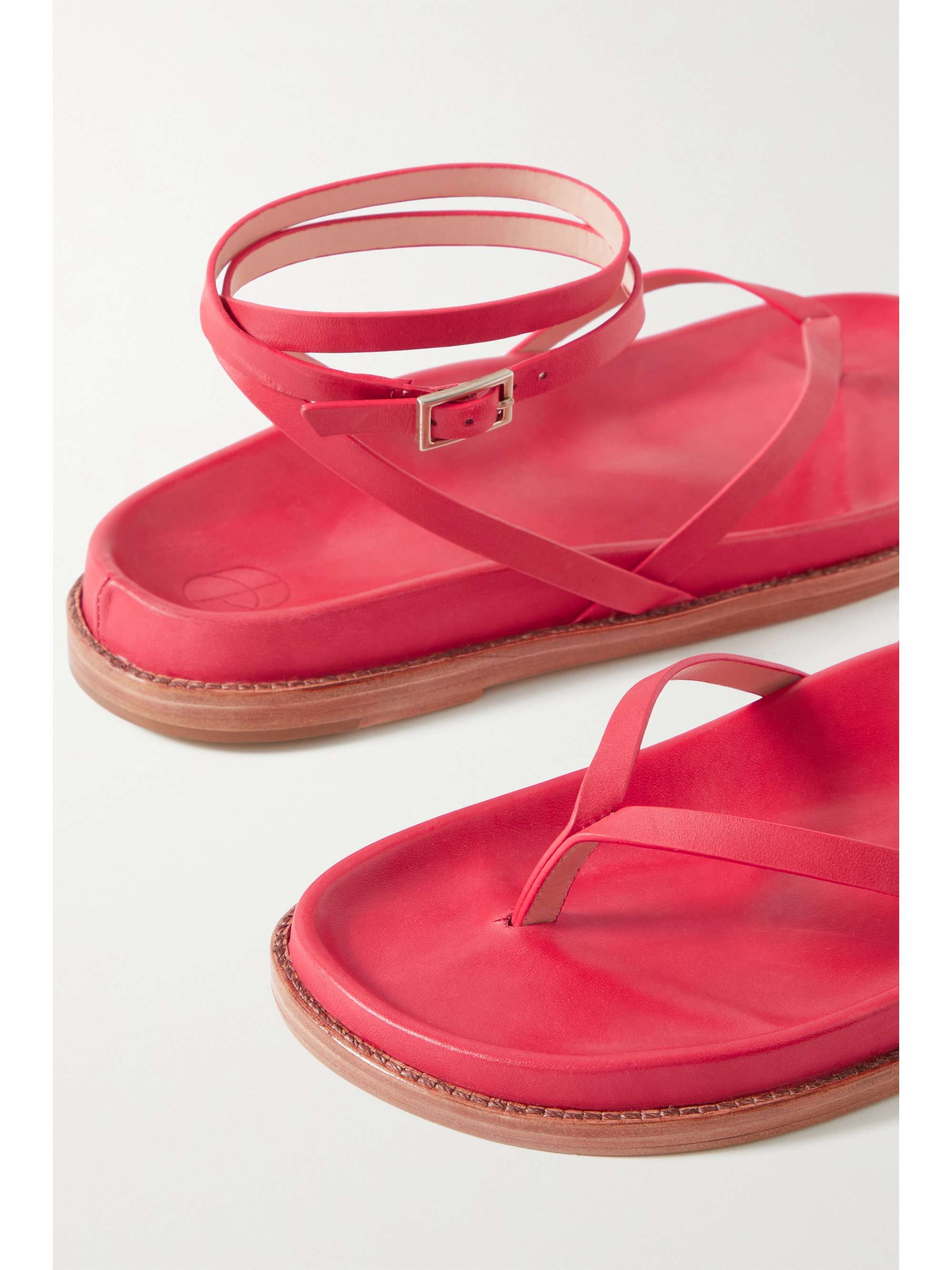 PORTE & PAIRE Leather sandals