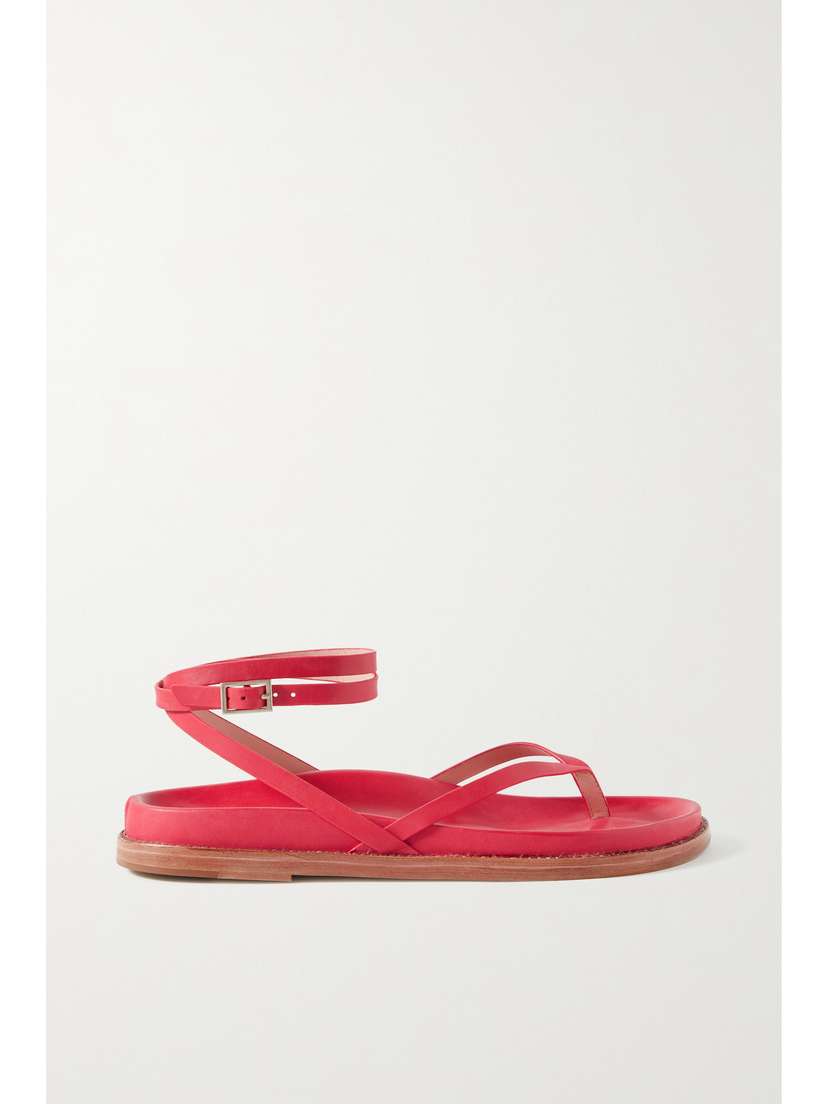 Porte & Paire Leather Sandals