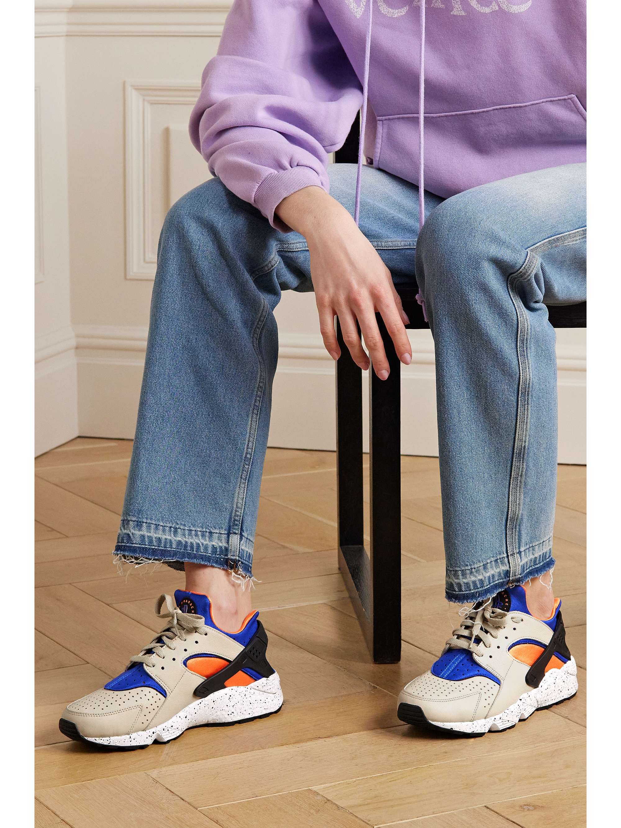 single Departure monthly Beige Air Huarache rubber-trimmed leather and neoprene sneakers | NIKE | NET-A-PORTER single Departure monthly Beige Air Huarache rubber-trimmed leather and neoprene sneakers | NIKE | NET-A-PORTER