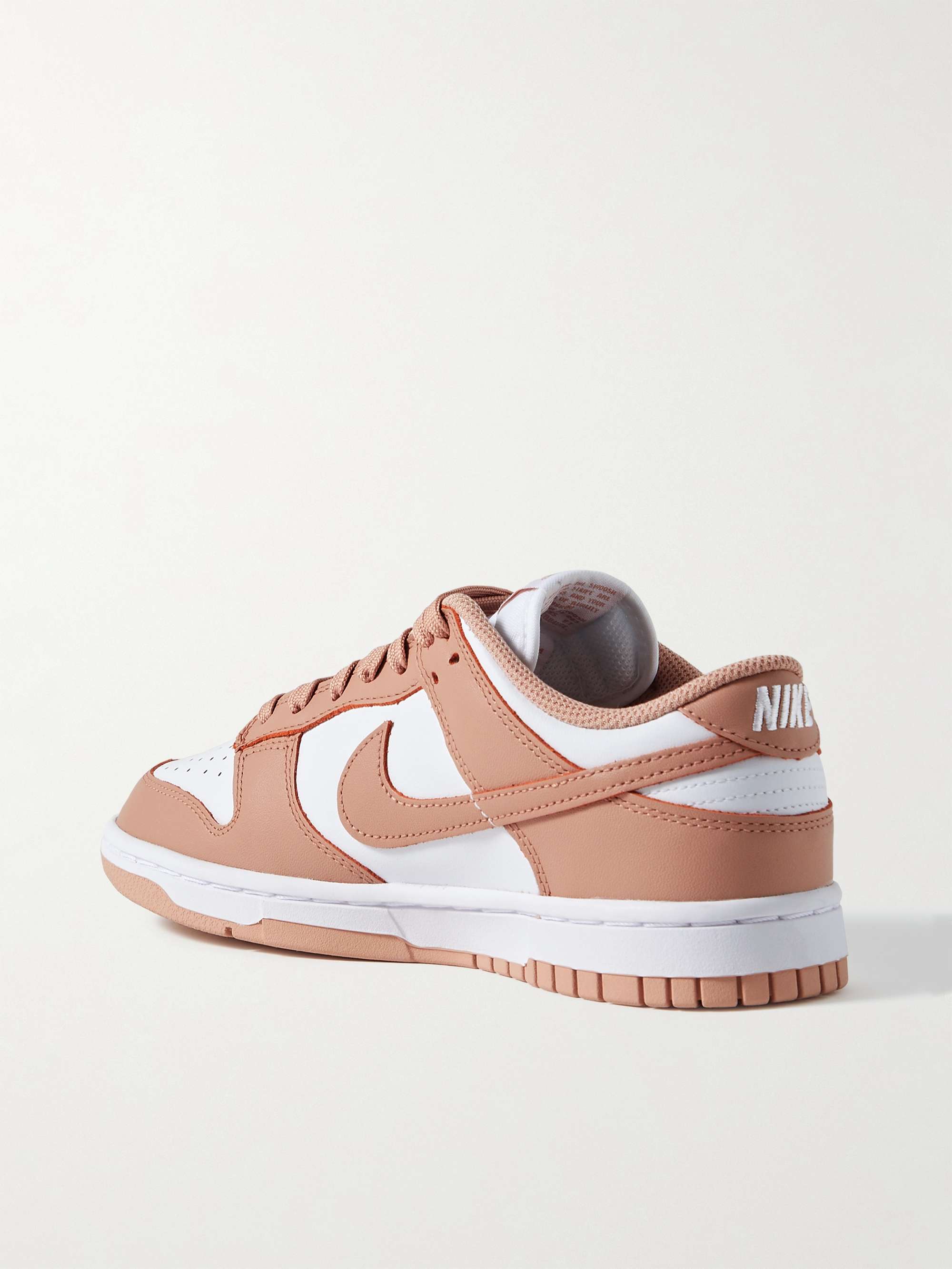 NIKE Dunk leather sneakers