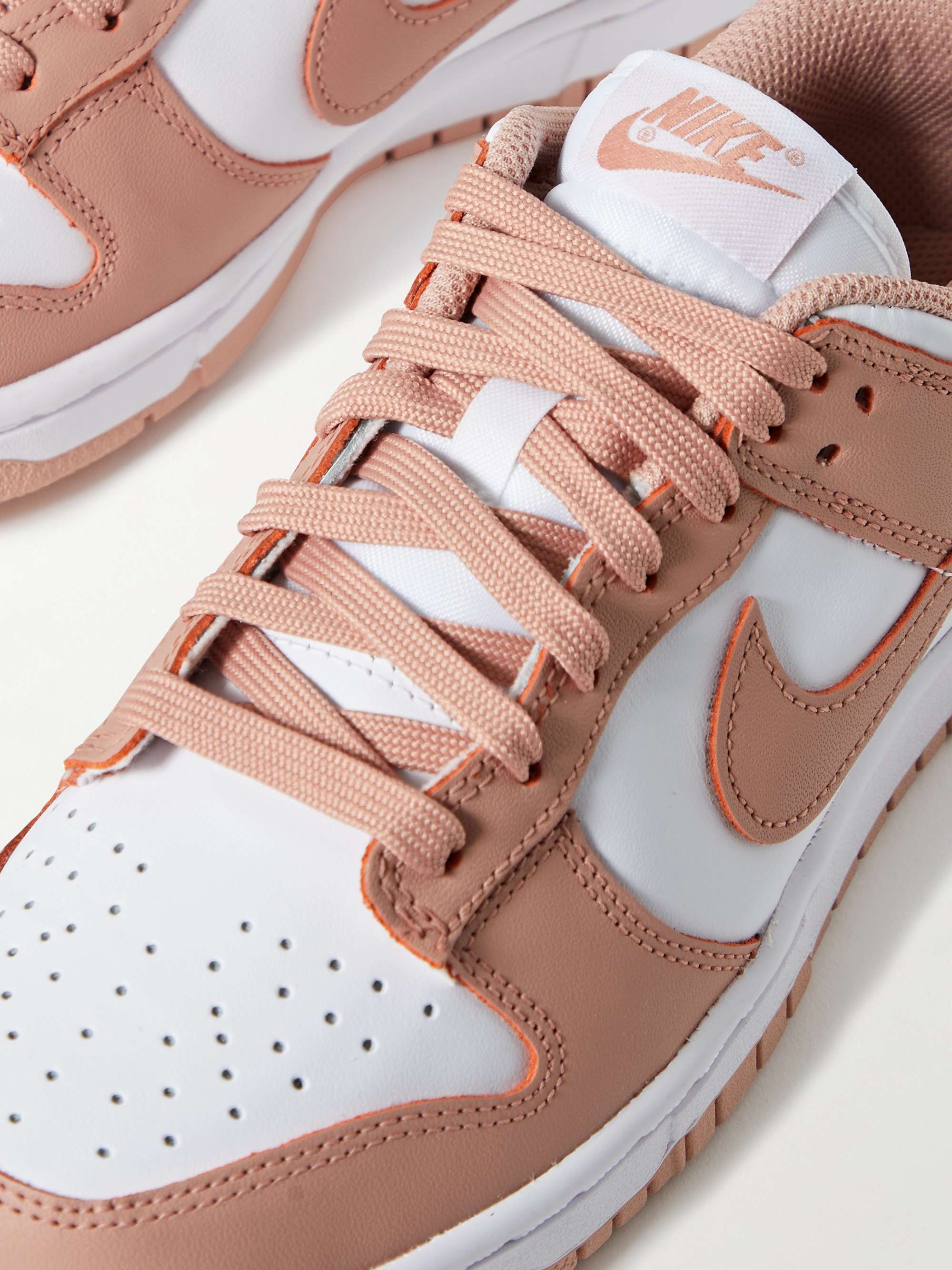NIKE Dunk leather sneakers