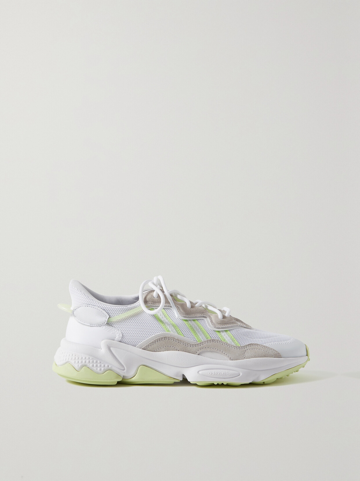Adidas Originals Ozweego Suede And Leather-trimmed Mesh Sneakers - White