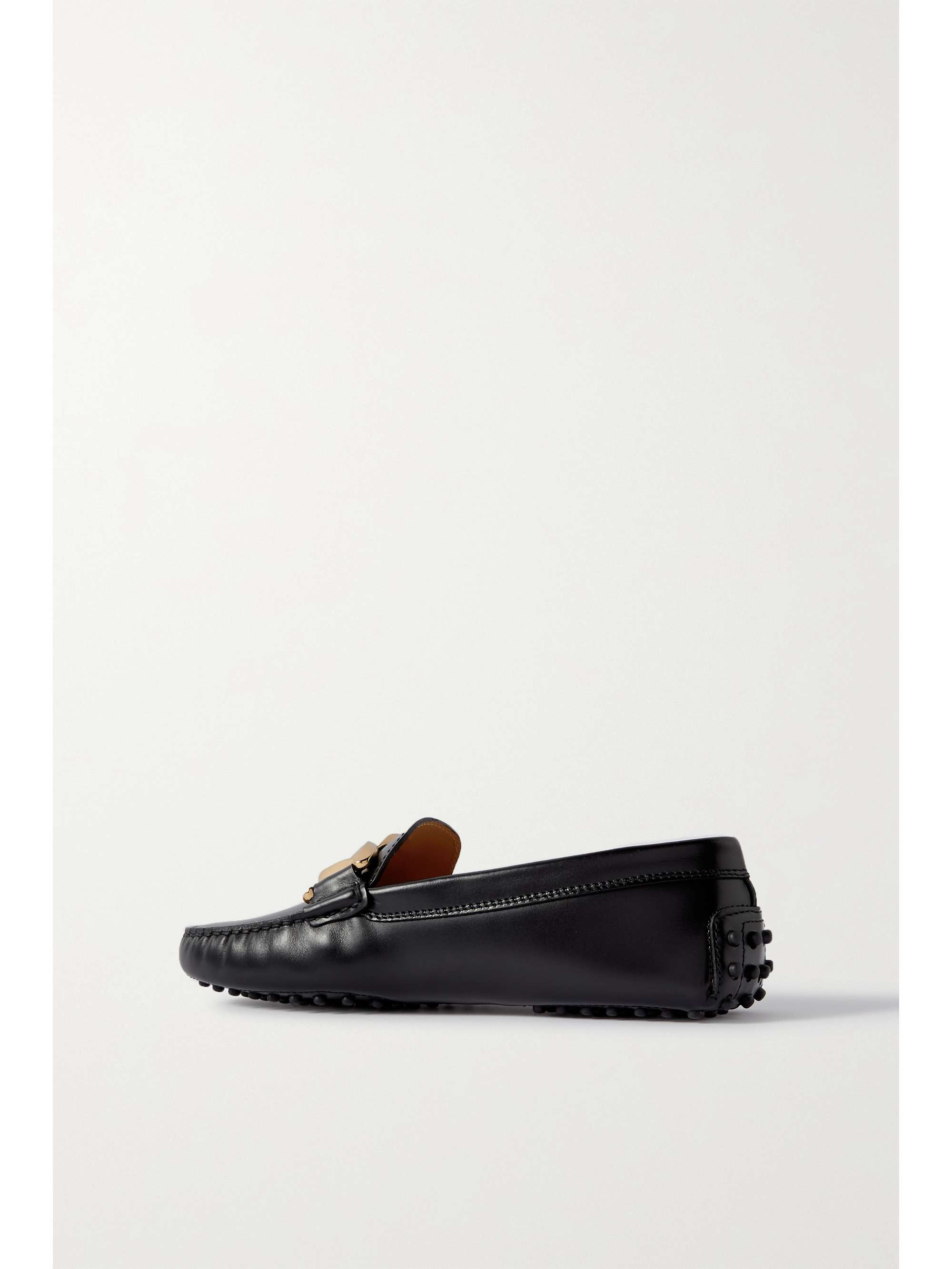 TOD'S Gommino snake-effect leather loafers