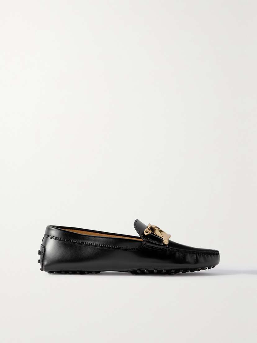 Tod's Gommino Embellished Leather Loafers