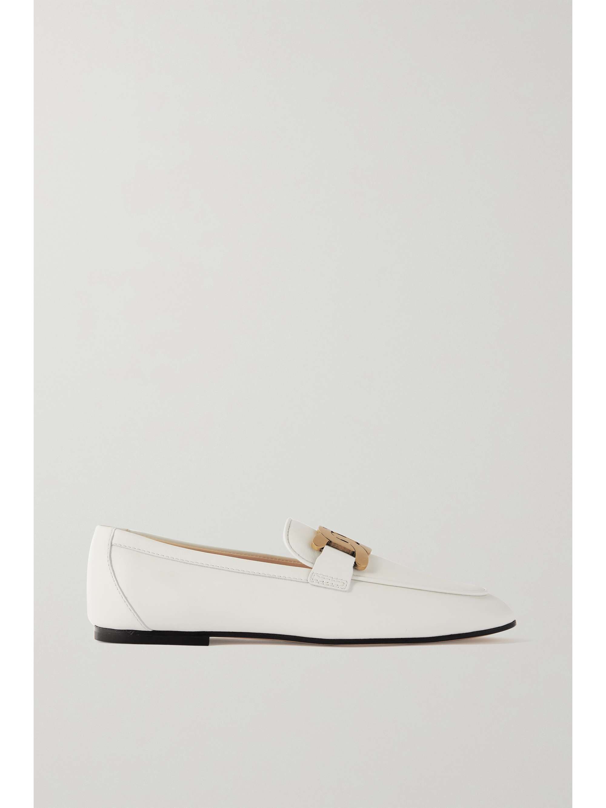 TOD'S Kate embellished leather loafers