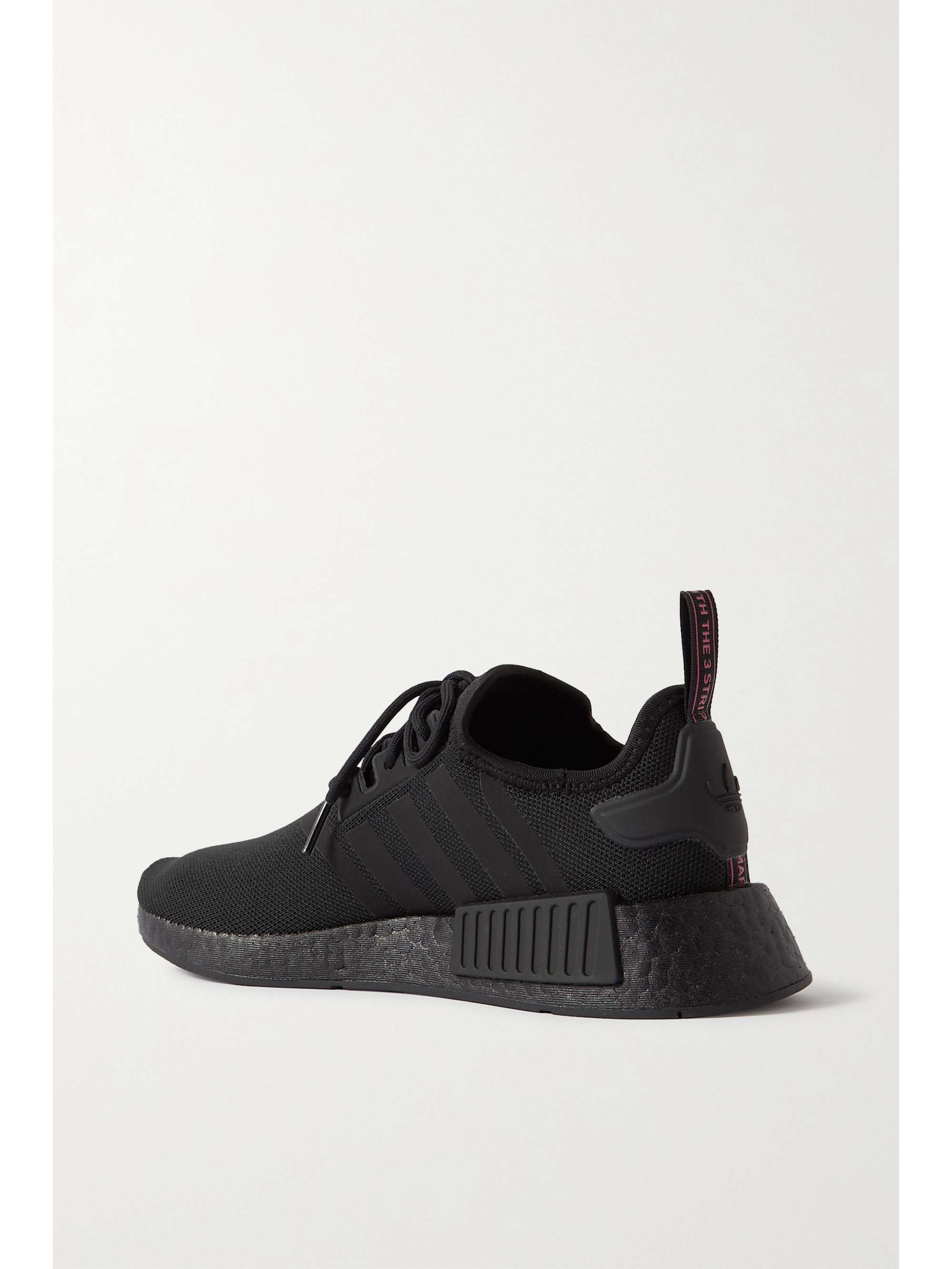 Black NMD R1 rubber-trimmed Primeblue 