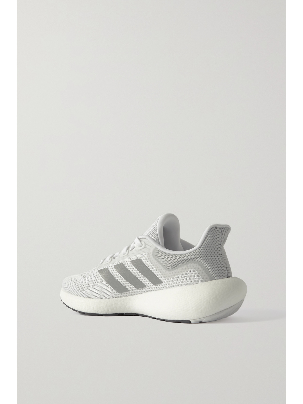 Adidas Originals Pureboost 22 Rubber-trimmed Mesh Sneakers In White