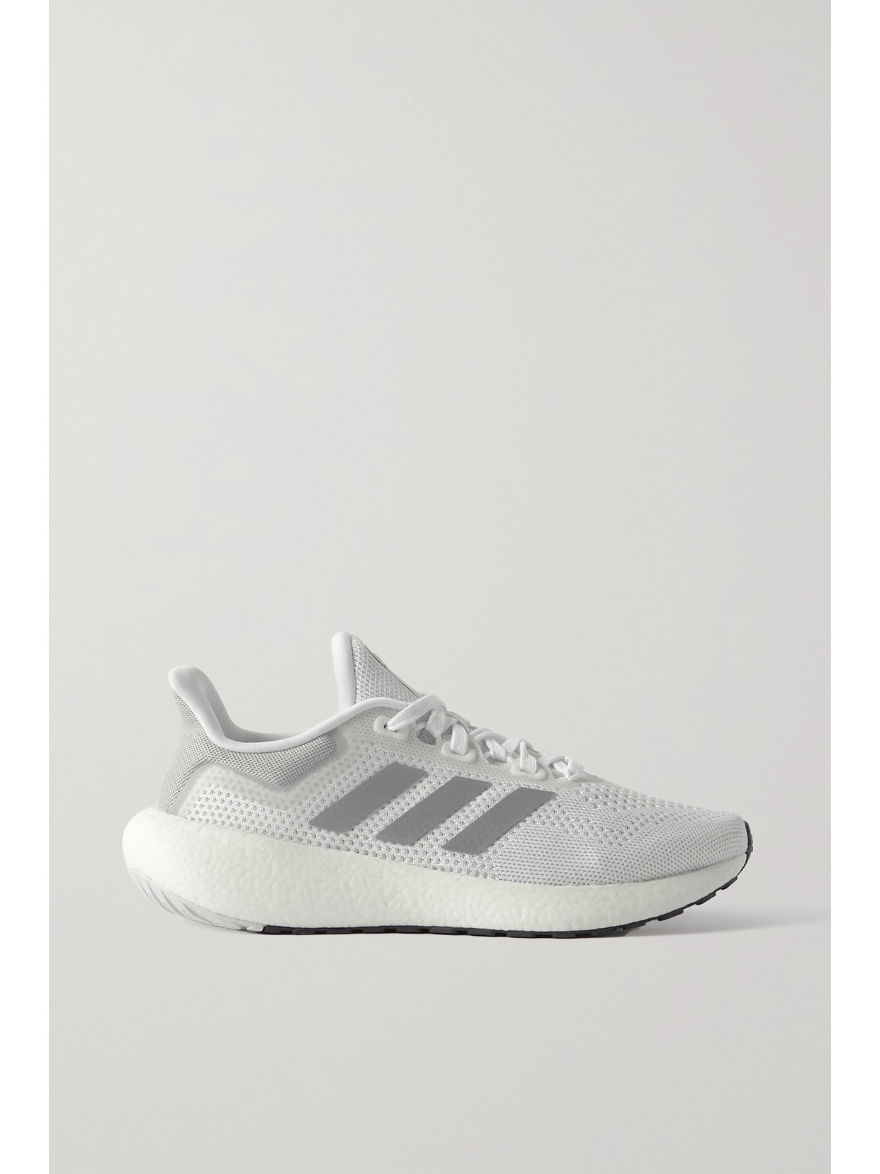 Adidas Originals Pureboost 22 Rubber-trimmed Mesh Sneakers In Black