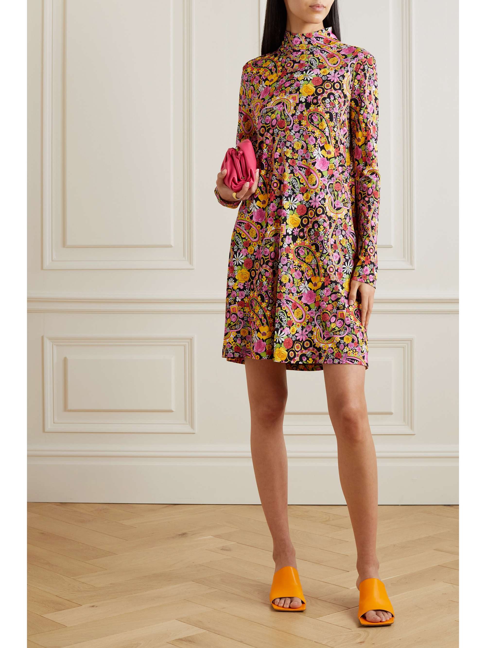 Yellow Suitcase paisley-print jersey 