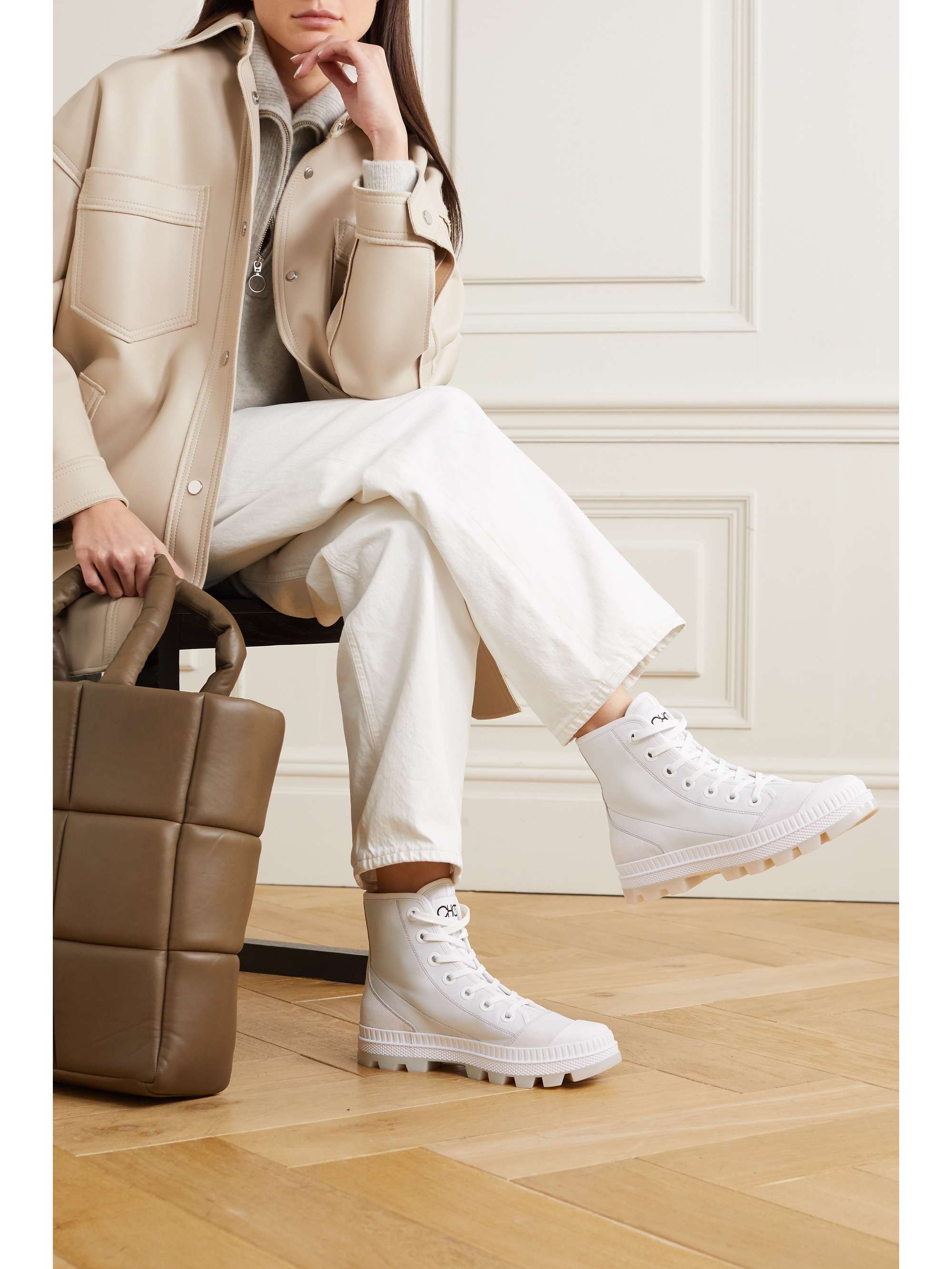 jimmy choo nord high top sneakers