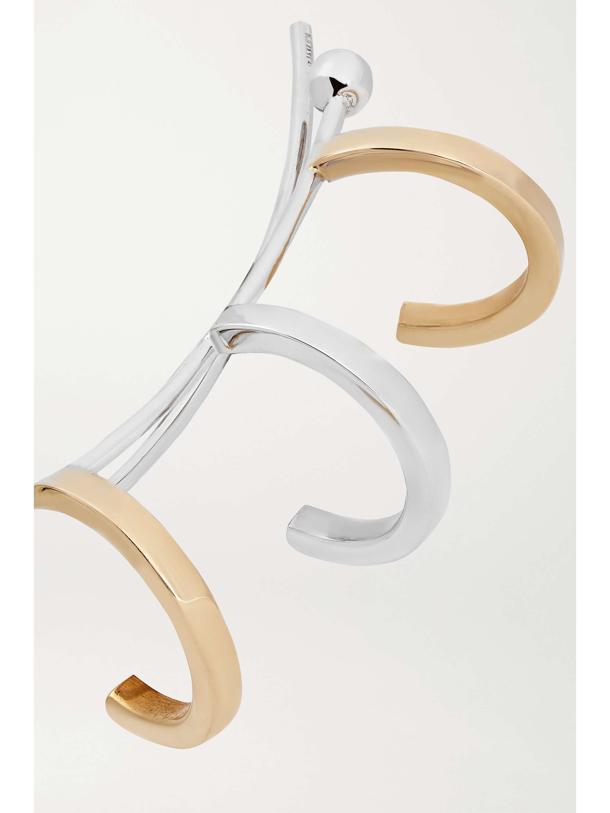 DELFINA DELETTREZ 18-karat yellow and white gold ear cuff