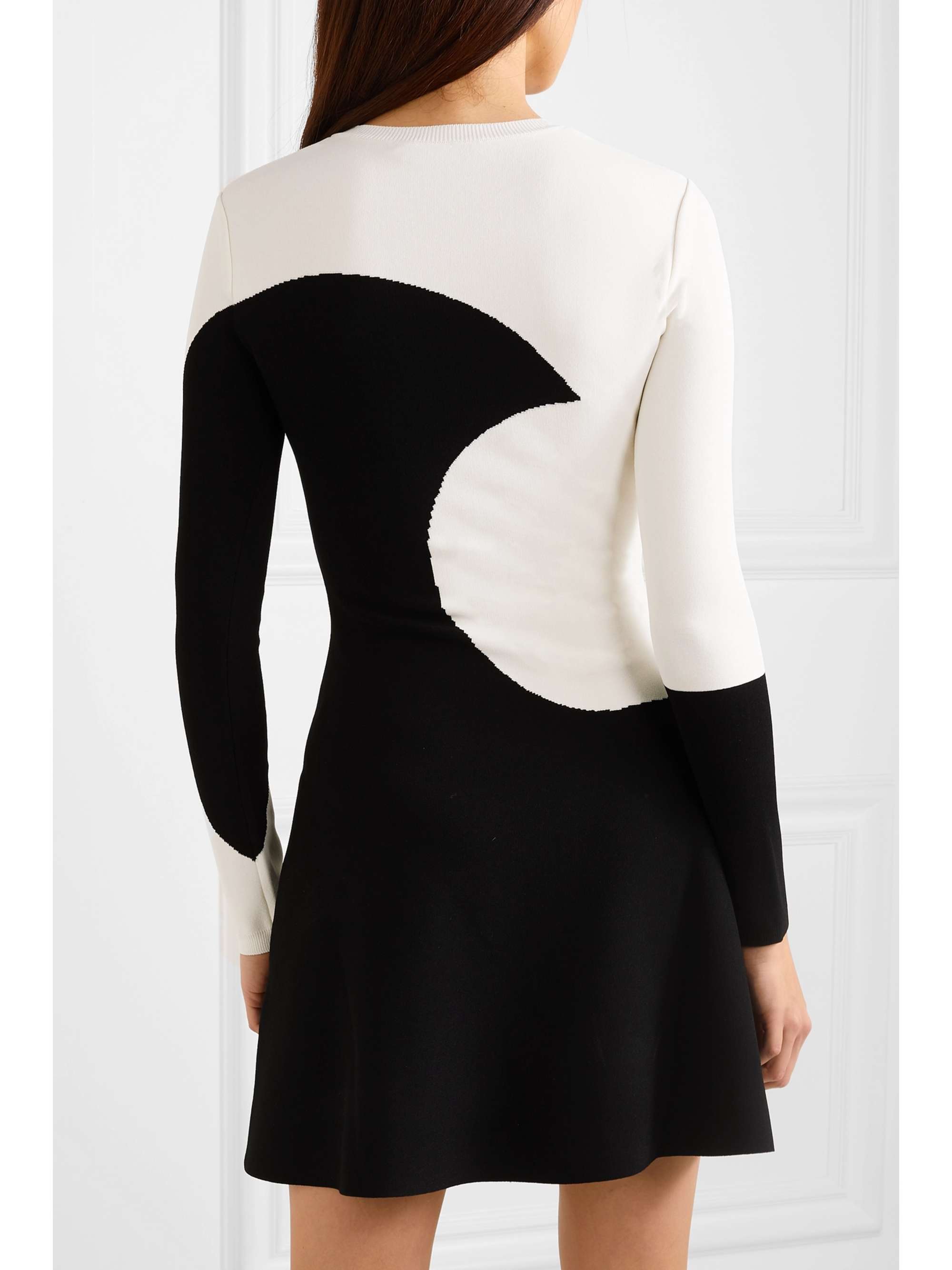 VALENTINO GARAVANI Jacquard-knit mini dress