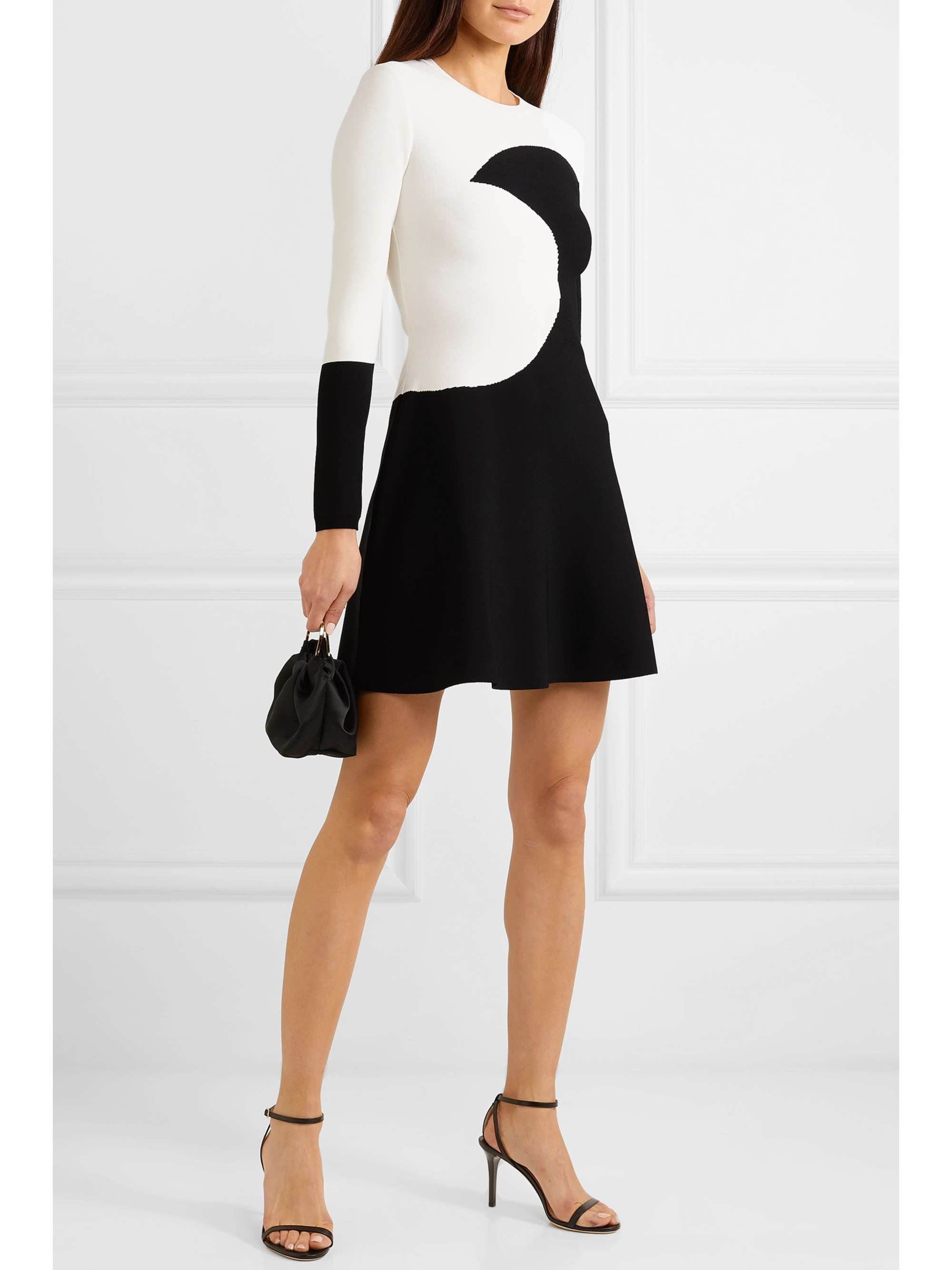 VALENTINO GARAVANI Jacquard-knit mini dress