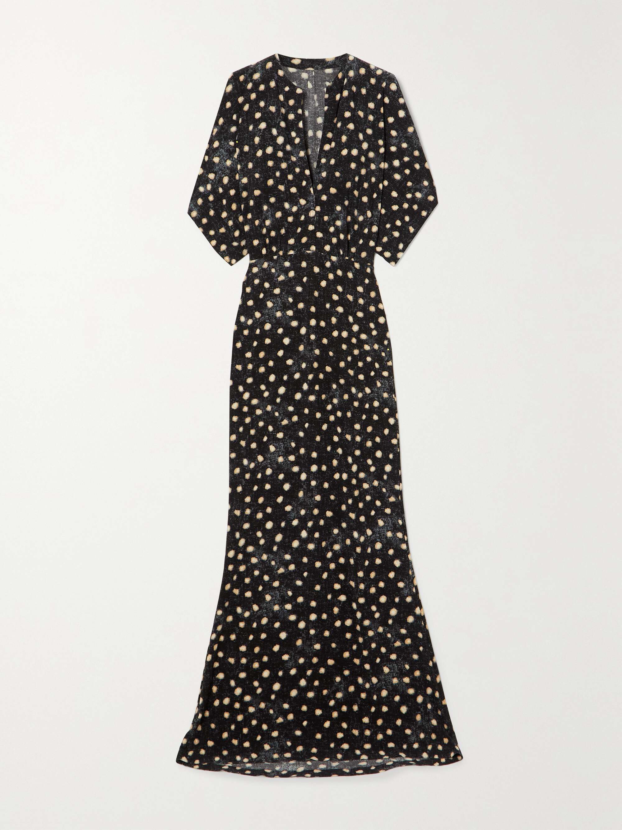 topshop polka dot maxi dress