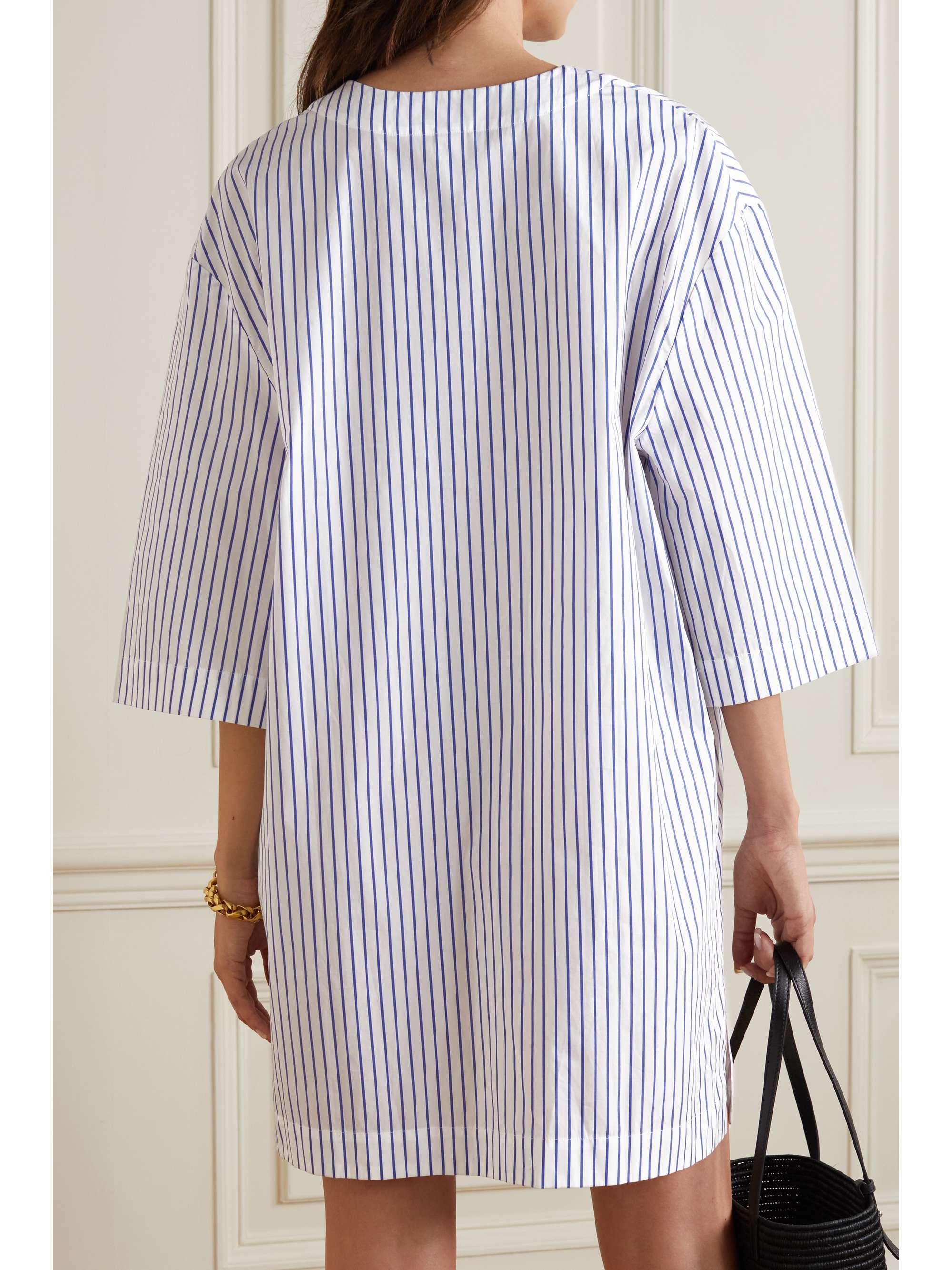 ERES Embrun striped cotton-voile coverup