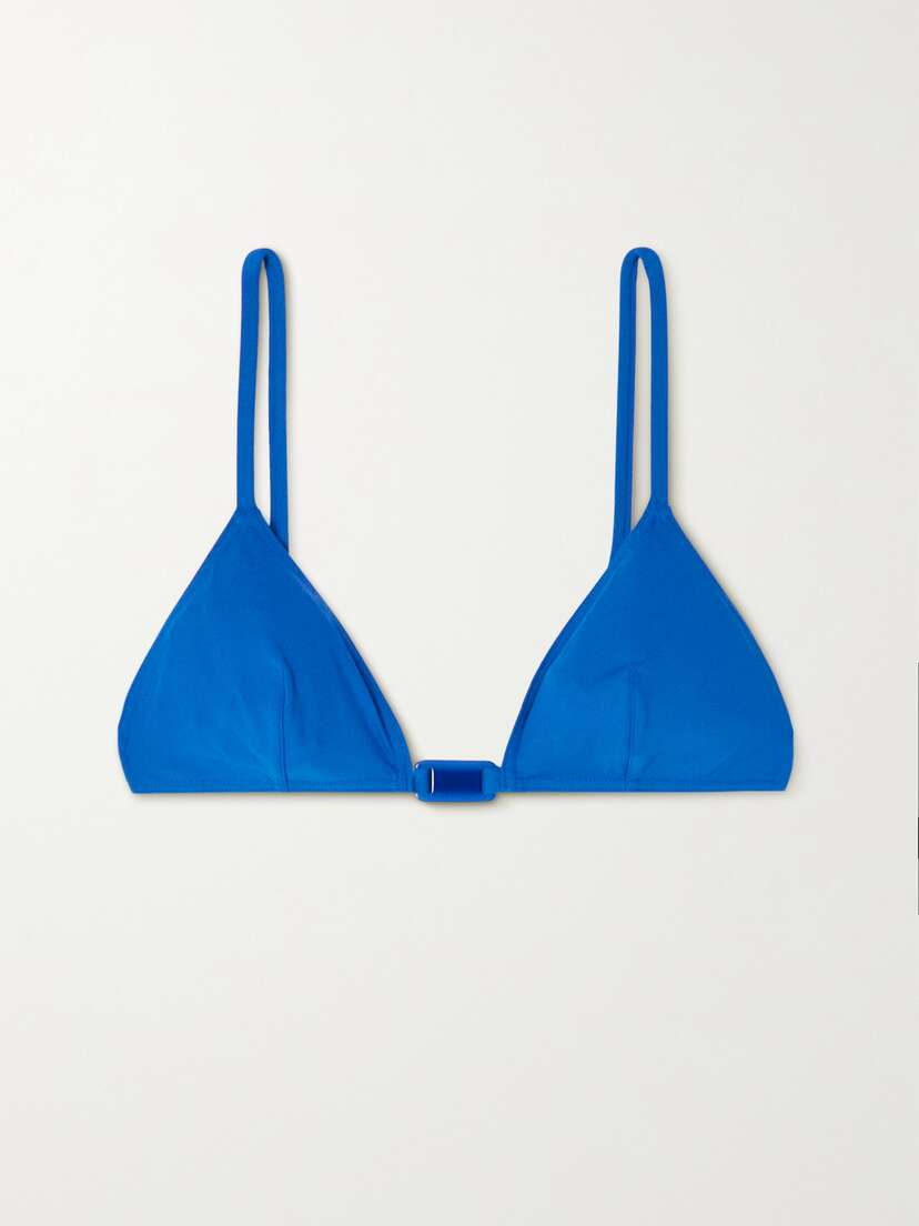 Eres Plexi Shine Embellished Triangle Bikini Top