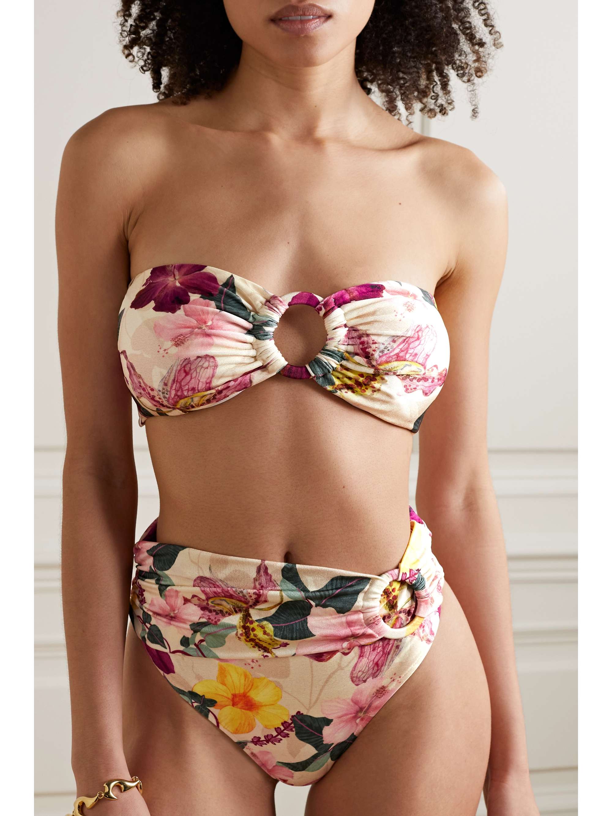 Flower bandeau bikini Clearance