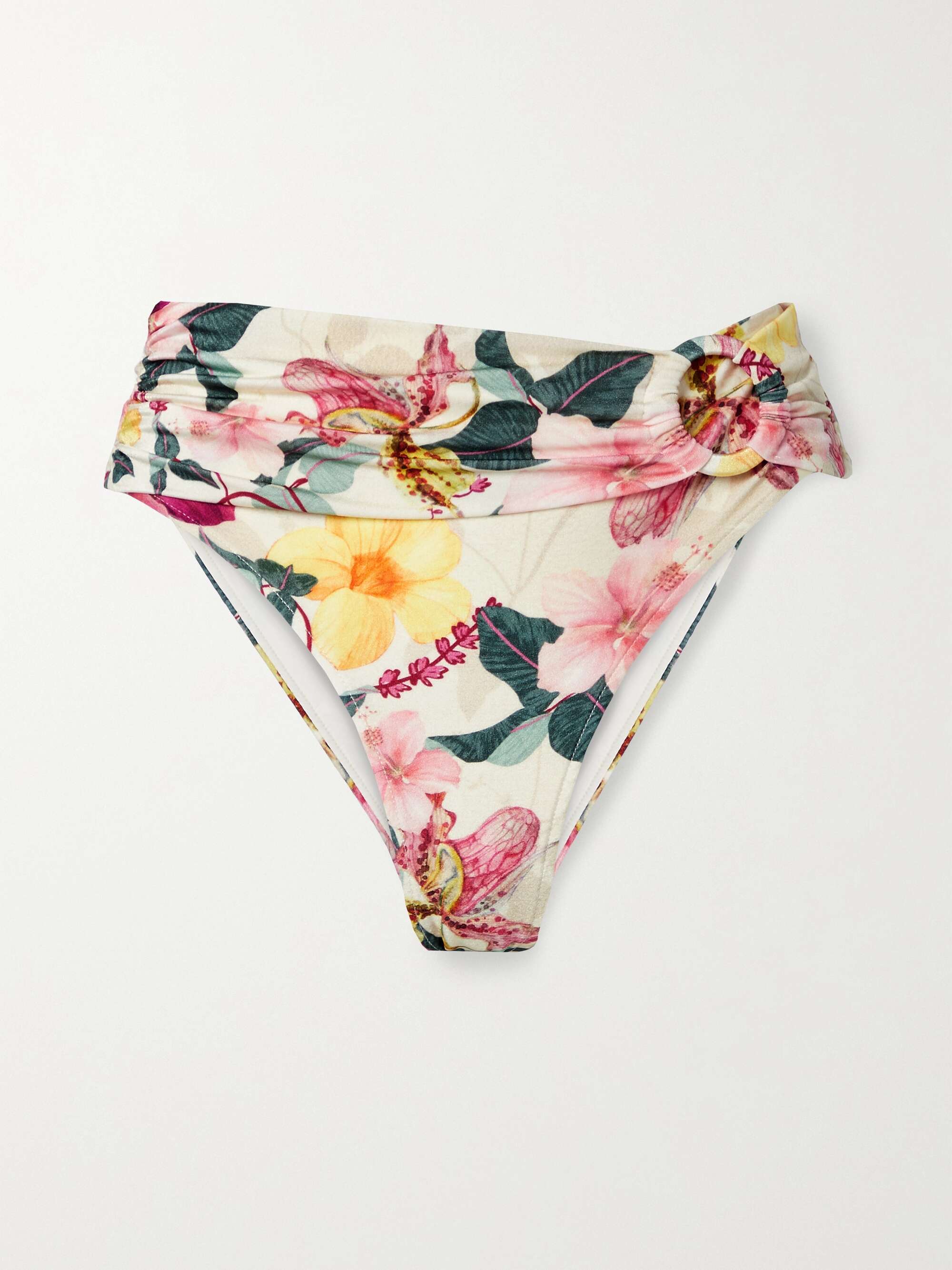 PATBO Hibiscus floral-print bikini briefs | NET-A-PORTER
