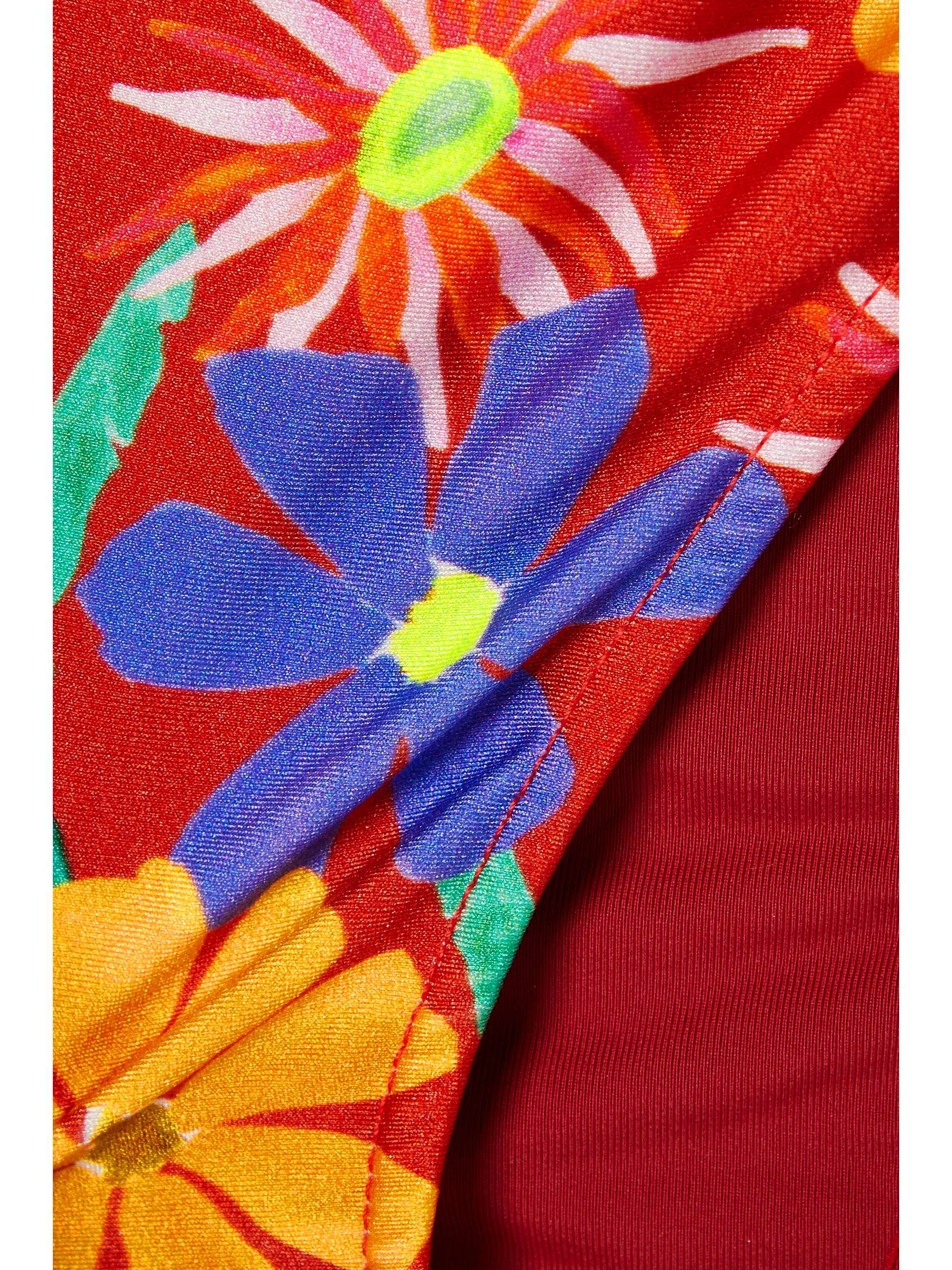 PATBO Aster 带缀饰花卉印花比基尼三角裤