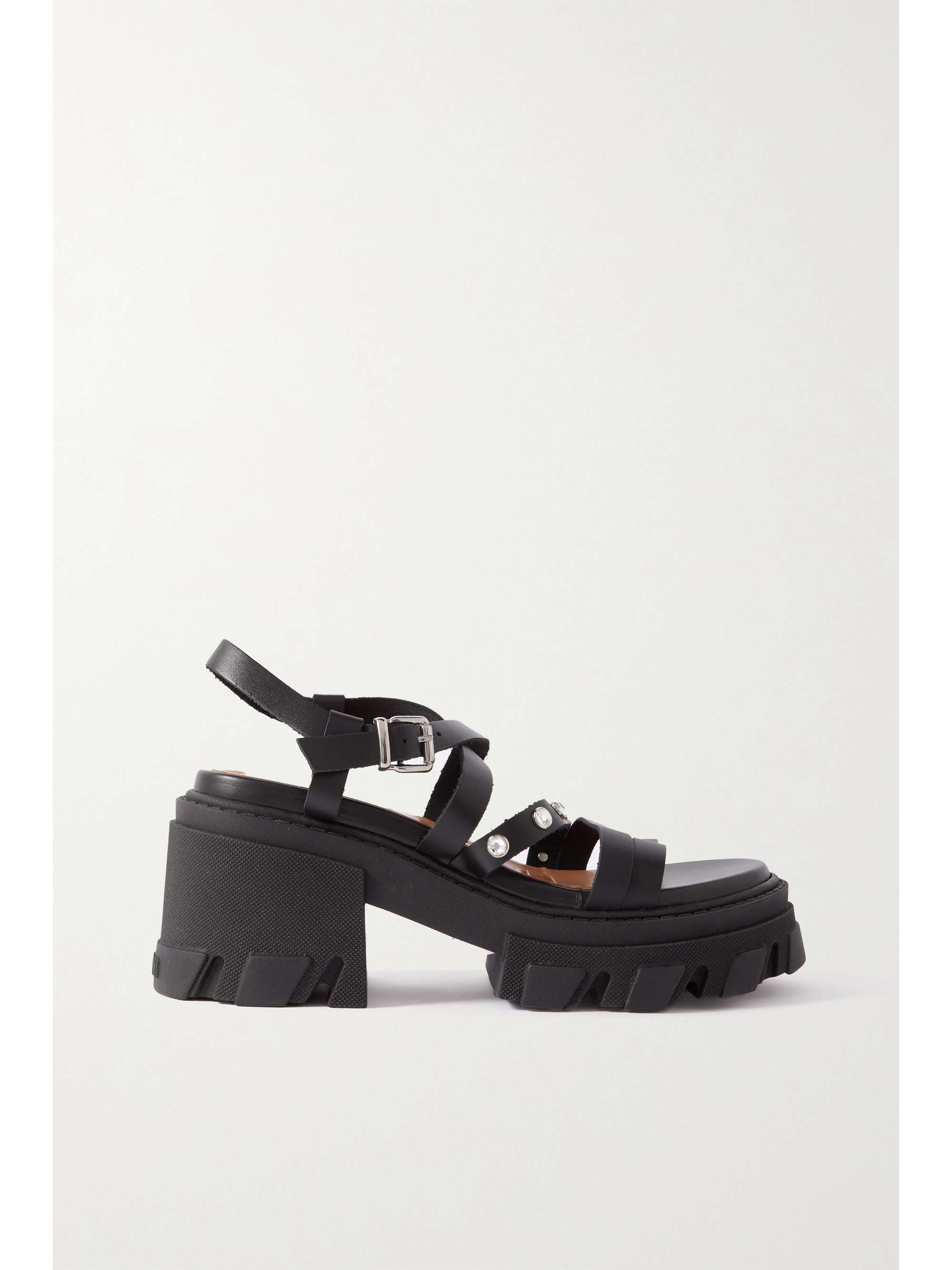 ganni platform sandals