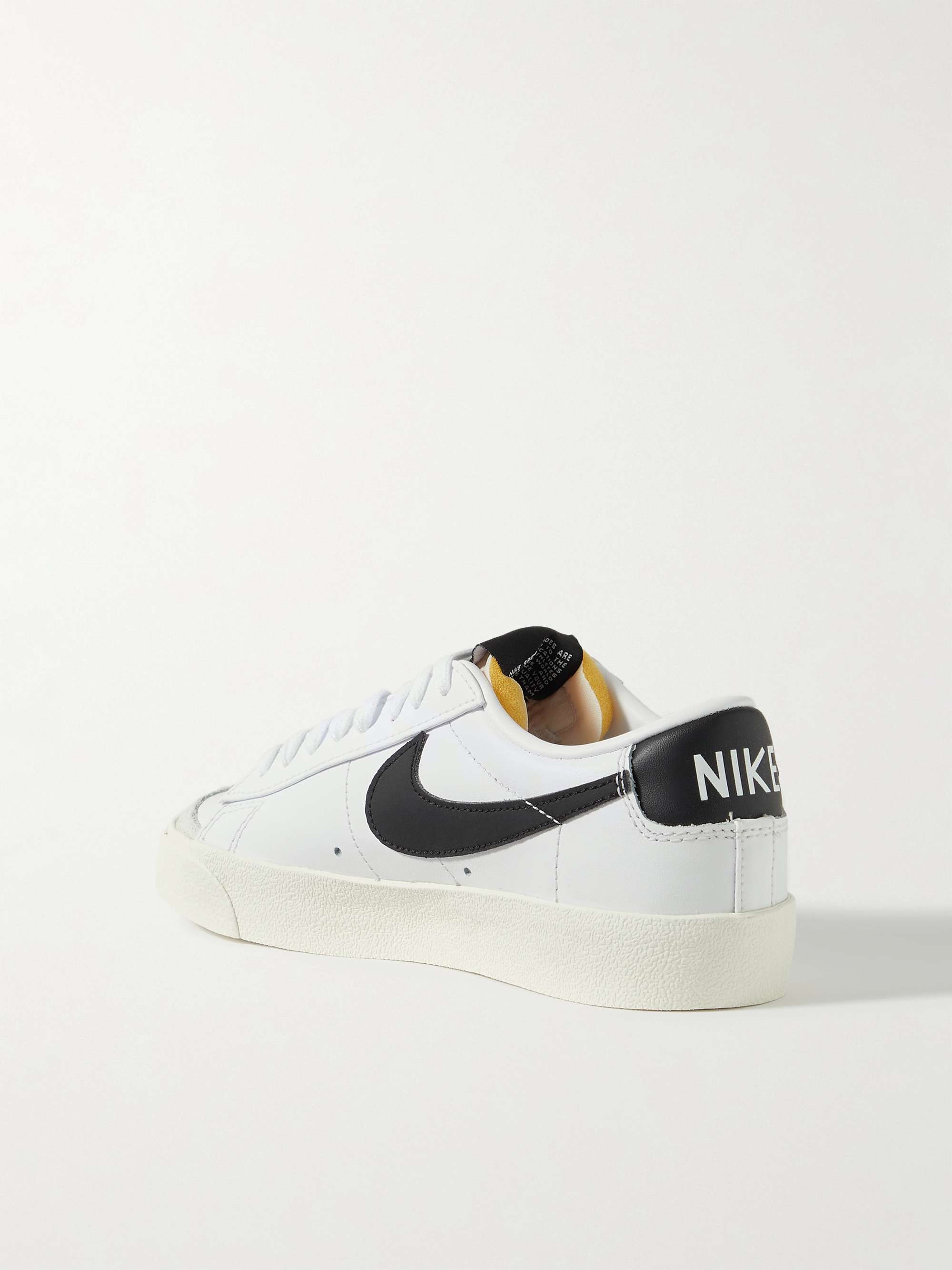 NIKE Blazer Low '77 SE suede-trimmed leather sneakers