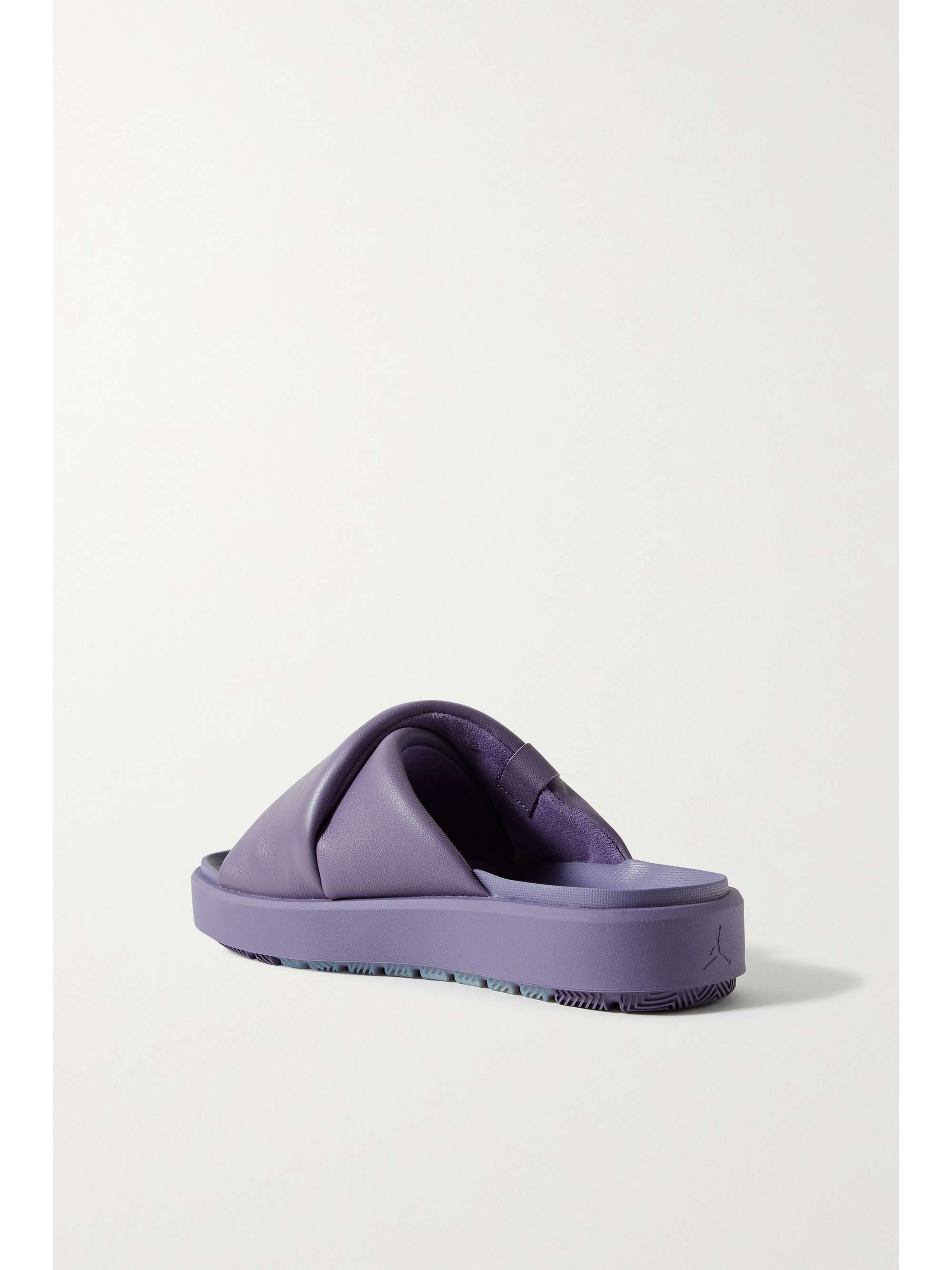 Nike - Jordan Sophia Padded Leather Slides - Purple - US8 - Net A Porter