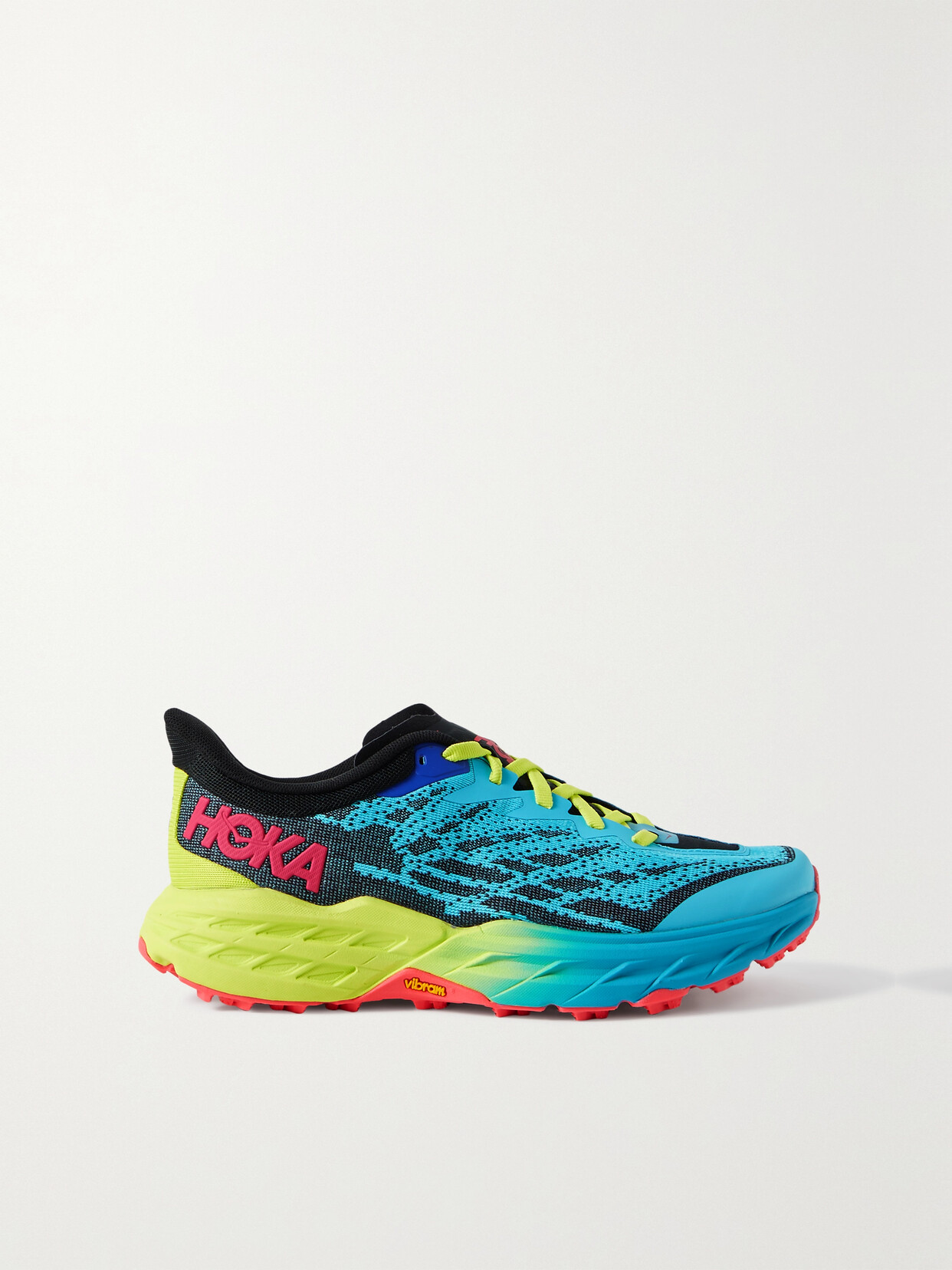 Hoka One One Panelled Lowtop Sneakers In Blue ModeSens