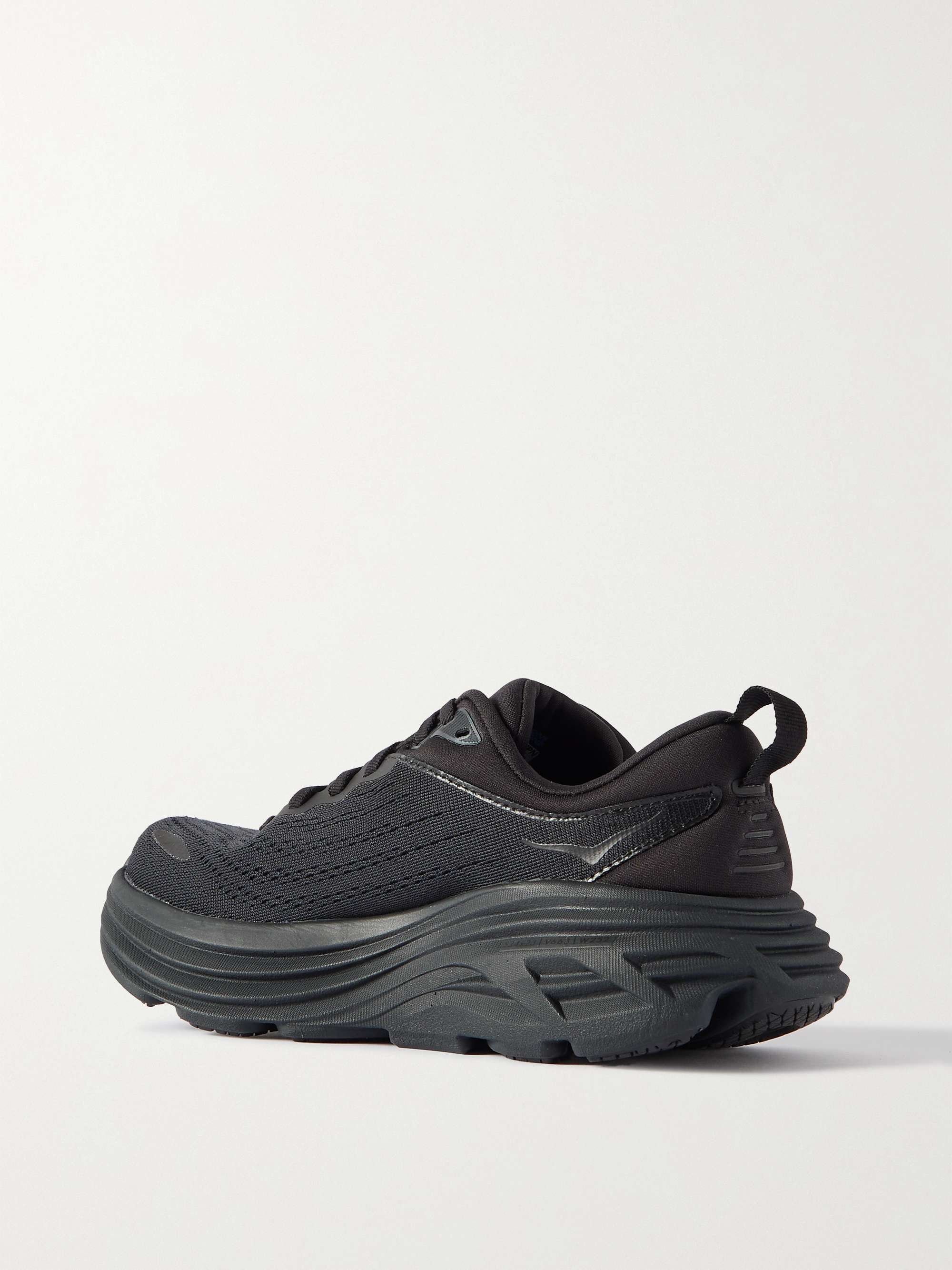 HOKA ONE ONE Bondi 8 rubber-trimmed mesh sneakers