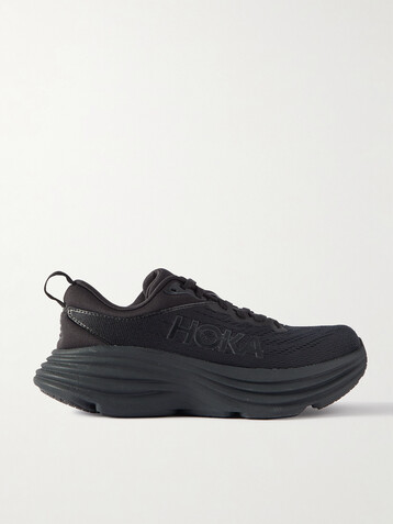 HOKA ONE ONE Bondi 8 rubber-trimmed mesh sneakers