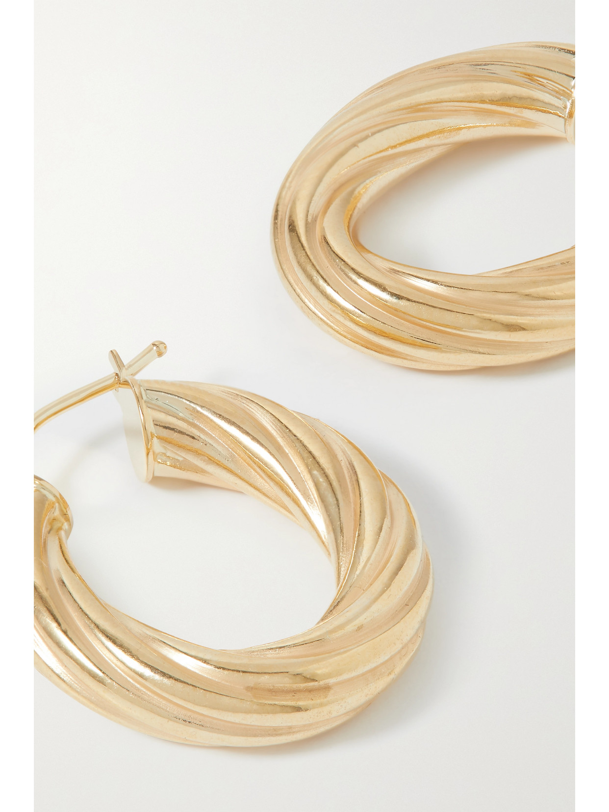 Stone And Strand Bold Gold Hoop Earrings In Gold