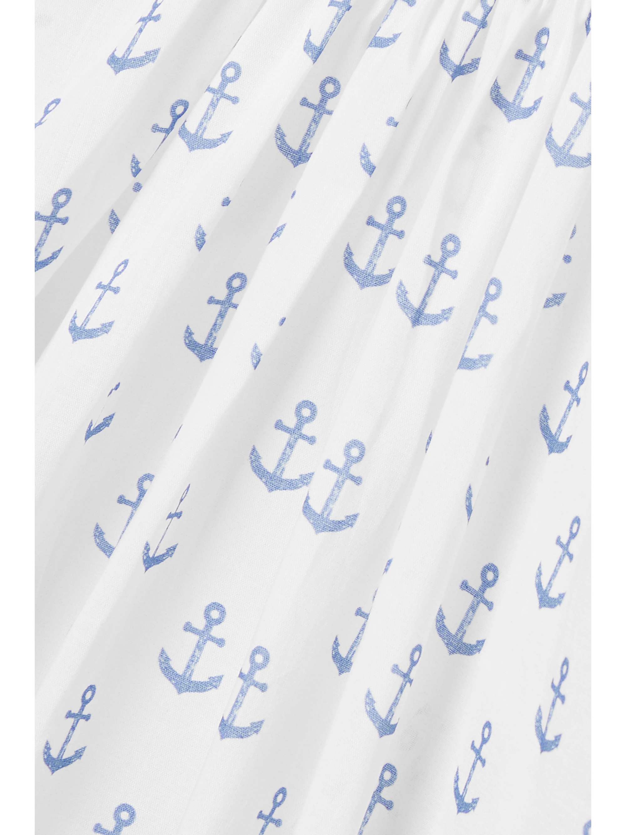 POUR LES FEMMES Printed cotton-voile nightdress