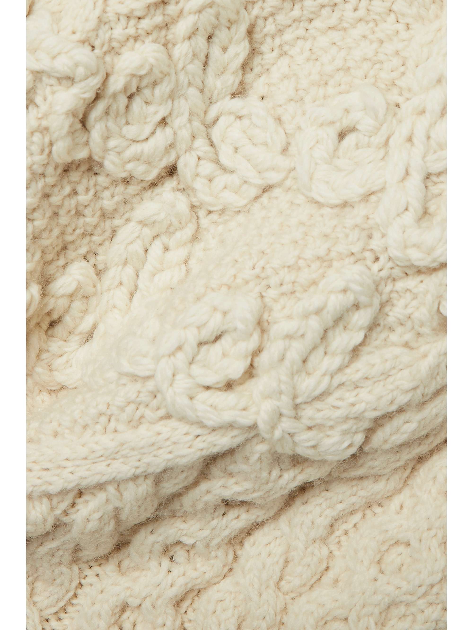 LINGUA FRANCA Rebel Rebel cable-knit wool sweater