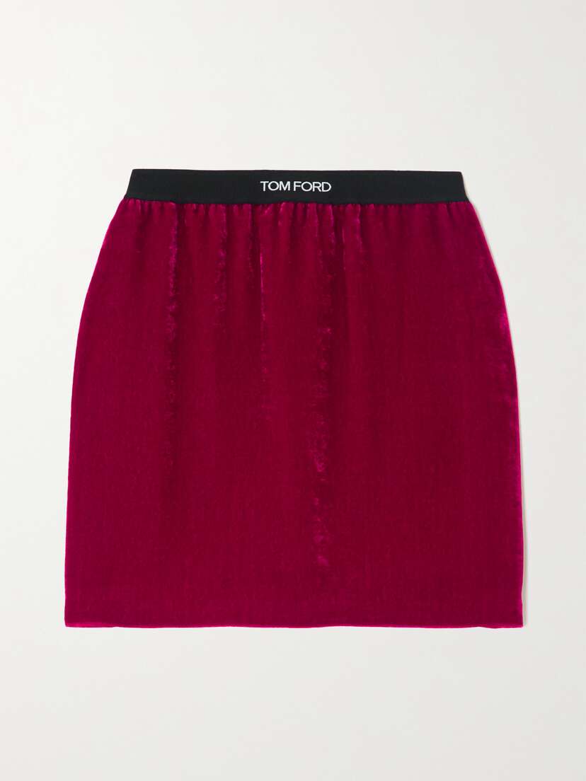 Tom Ford Velvet Mini Skirt