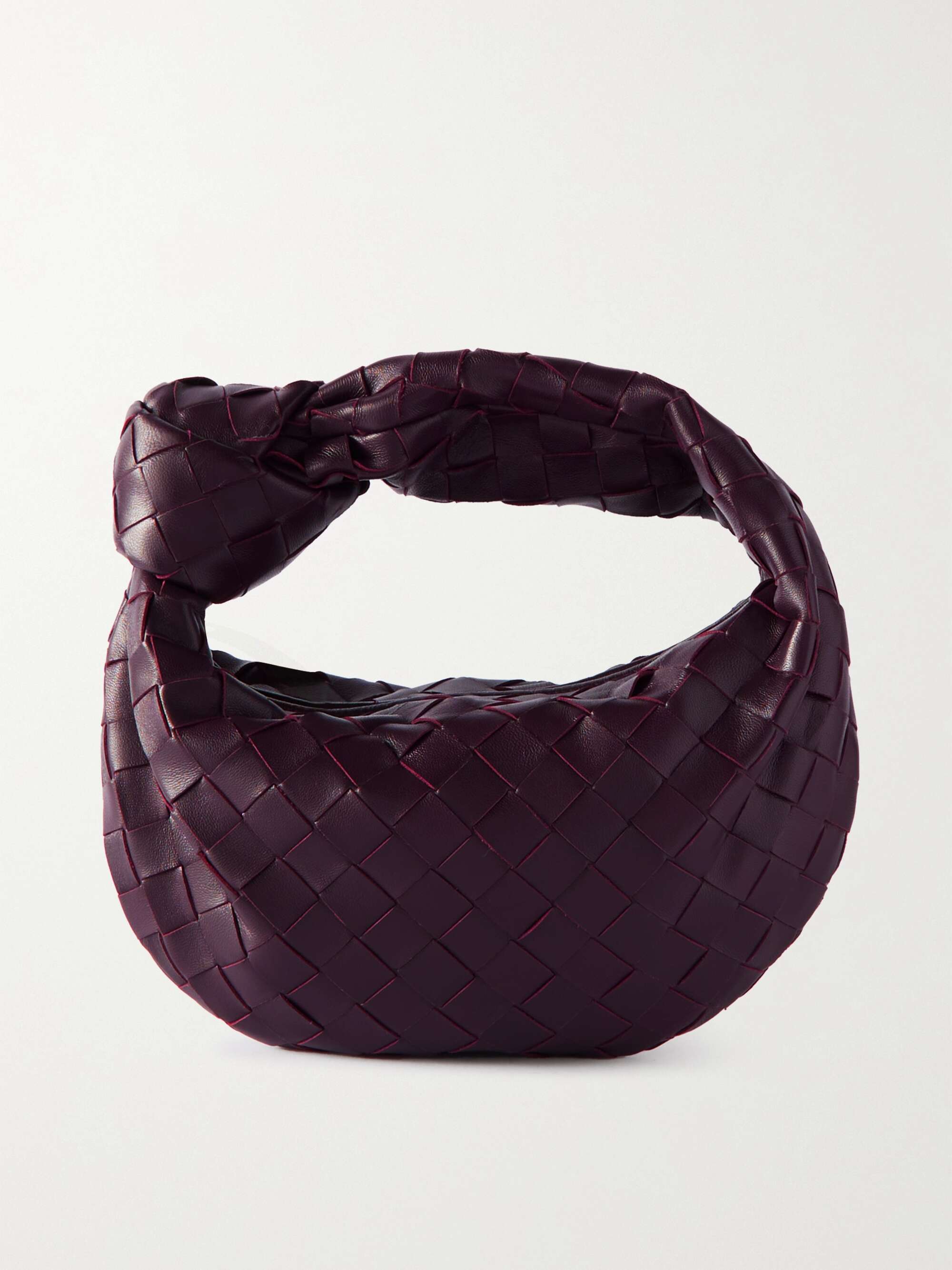 BOTTEGA VENETA Jodie mini knotted intrecciato leather tote | NET-A-PORTER