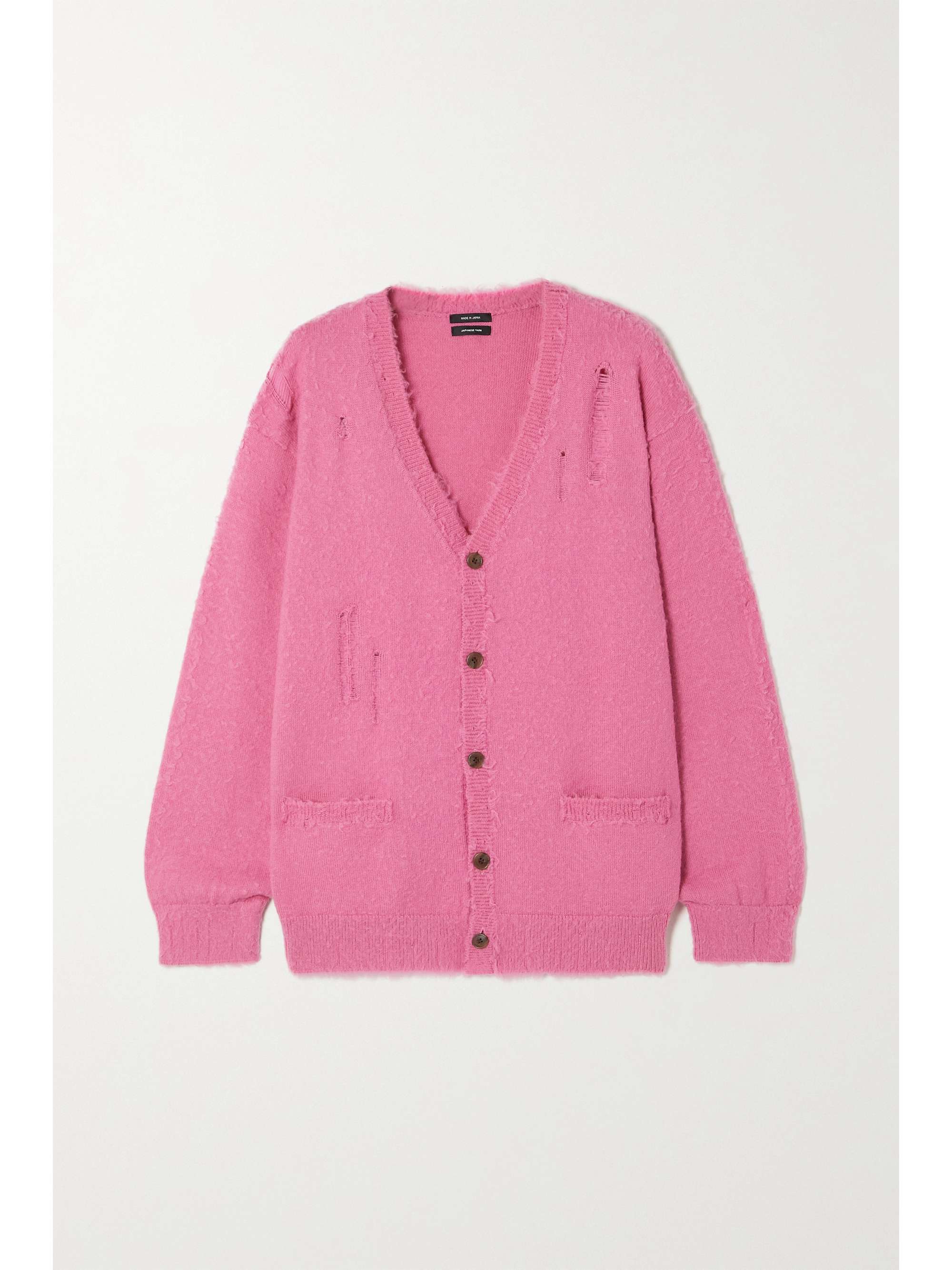 R13 Oversized distressed merino wool cardigan | NET-A-PORTER