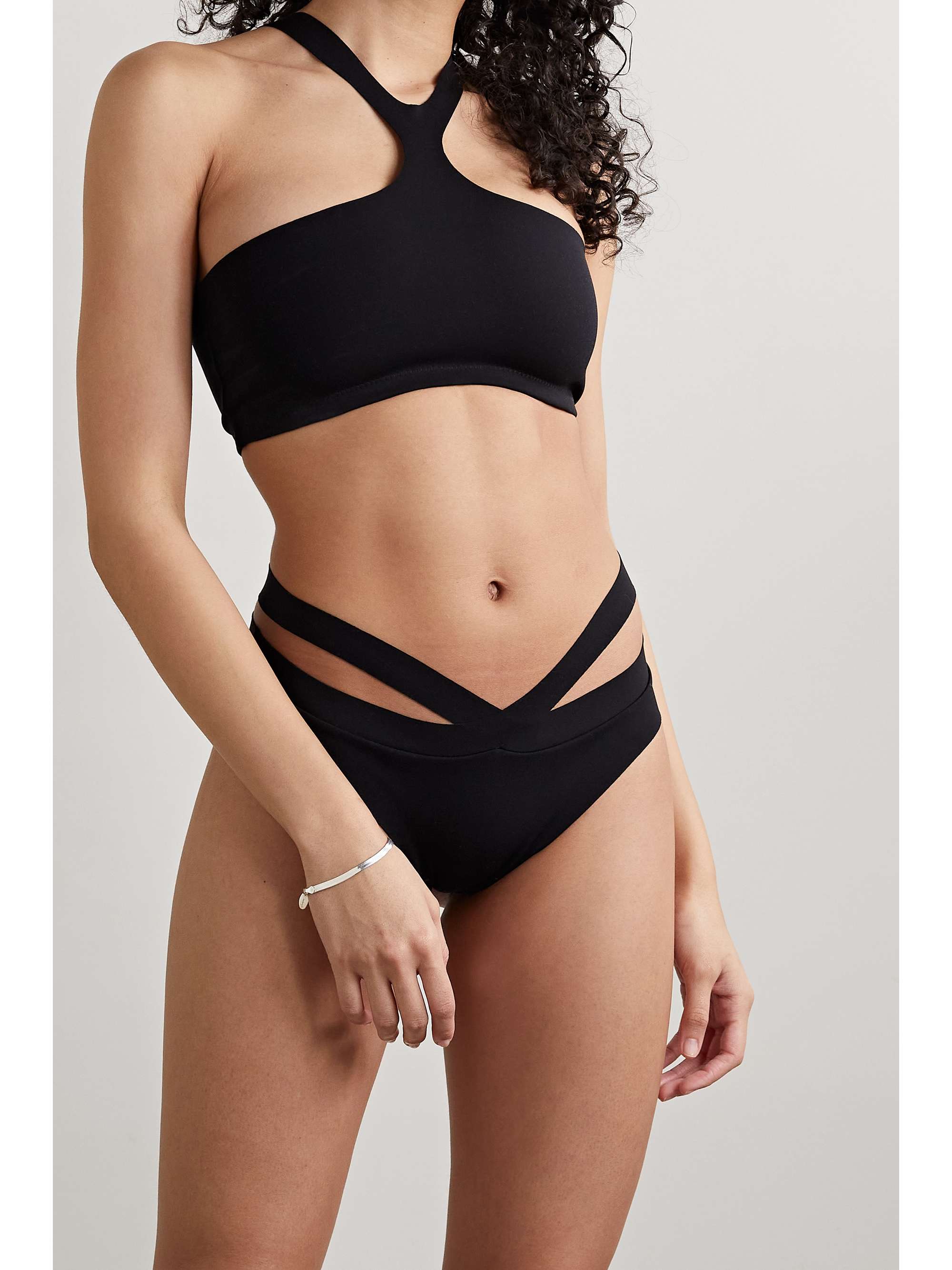 COMMANDO Cutout stretch-jersey thong