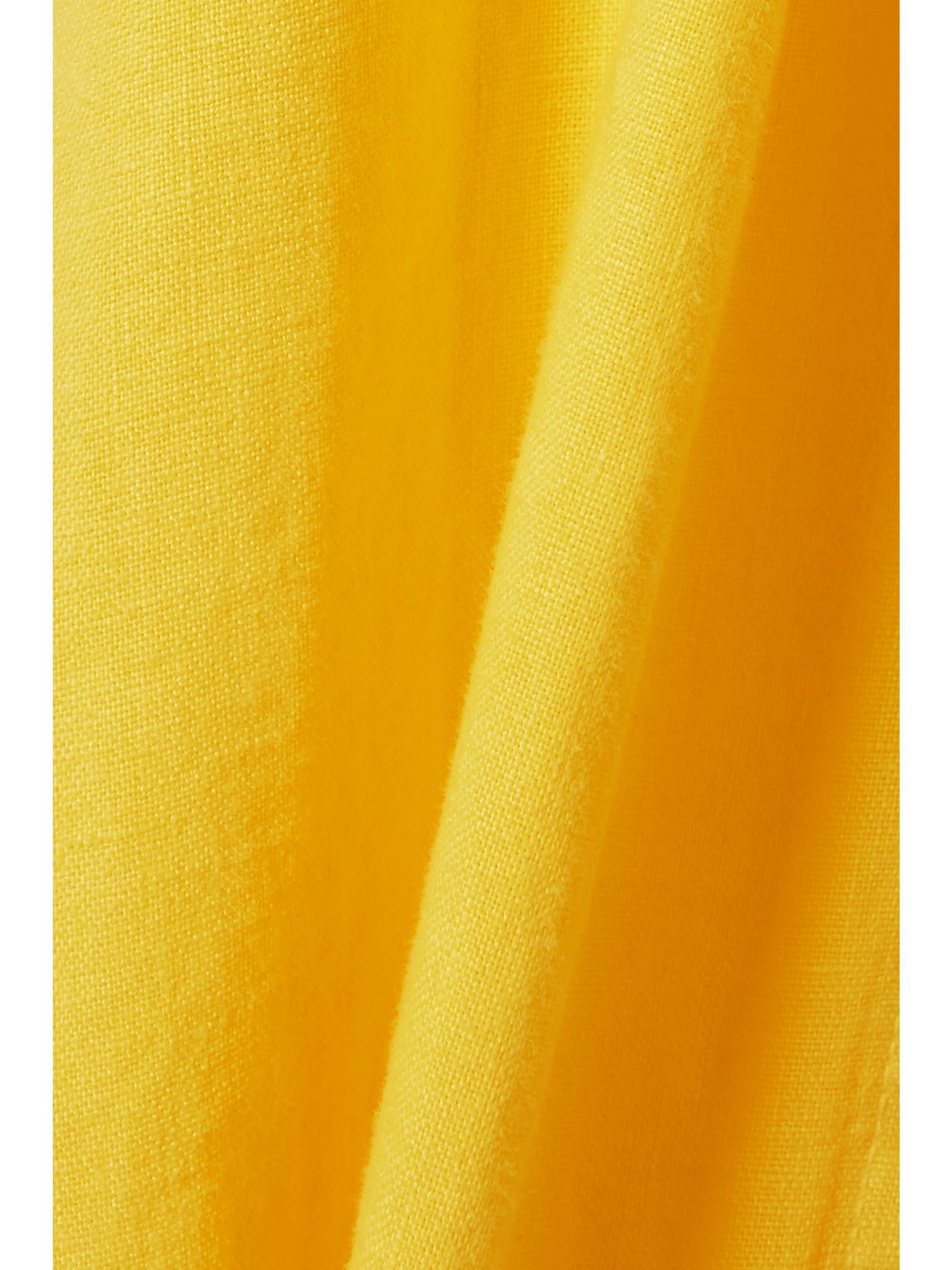 L'AGENCE Cameron belted linen maxi shirt dress