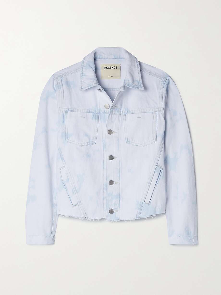 net-a-porter.com | Janelle frayed denim jacket