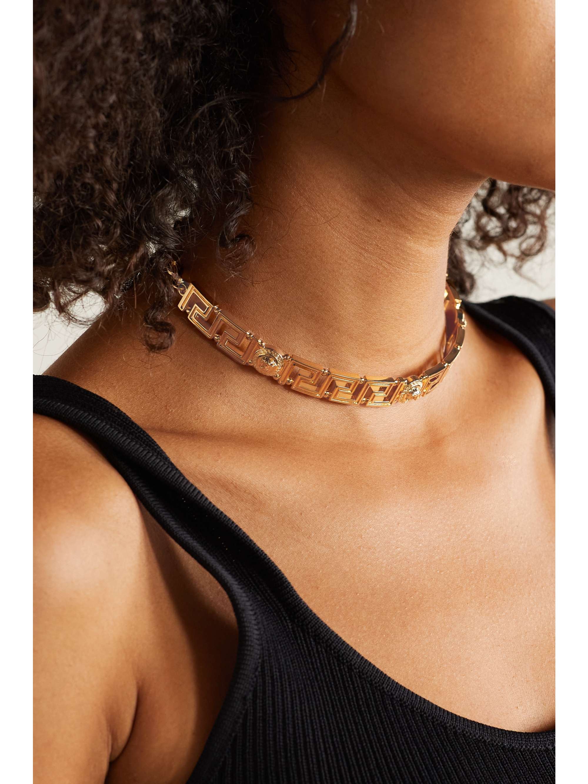VERSACE Gold-tone choker