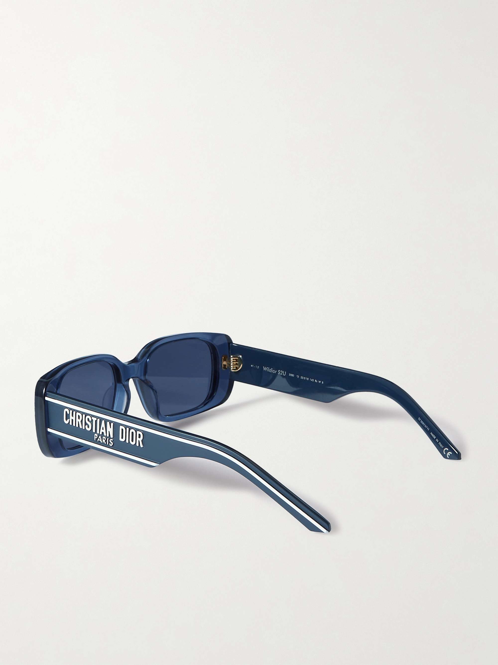 DIOR EYEWEAR Wildior S2U rectangular-frame acetate sunglasses