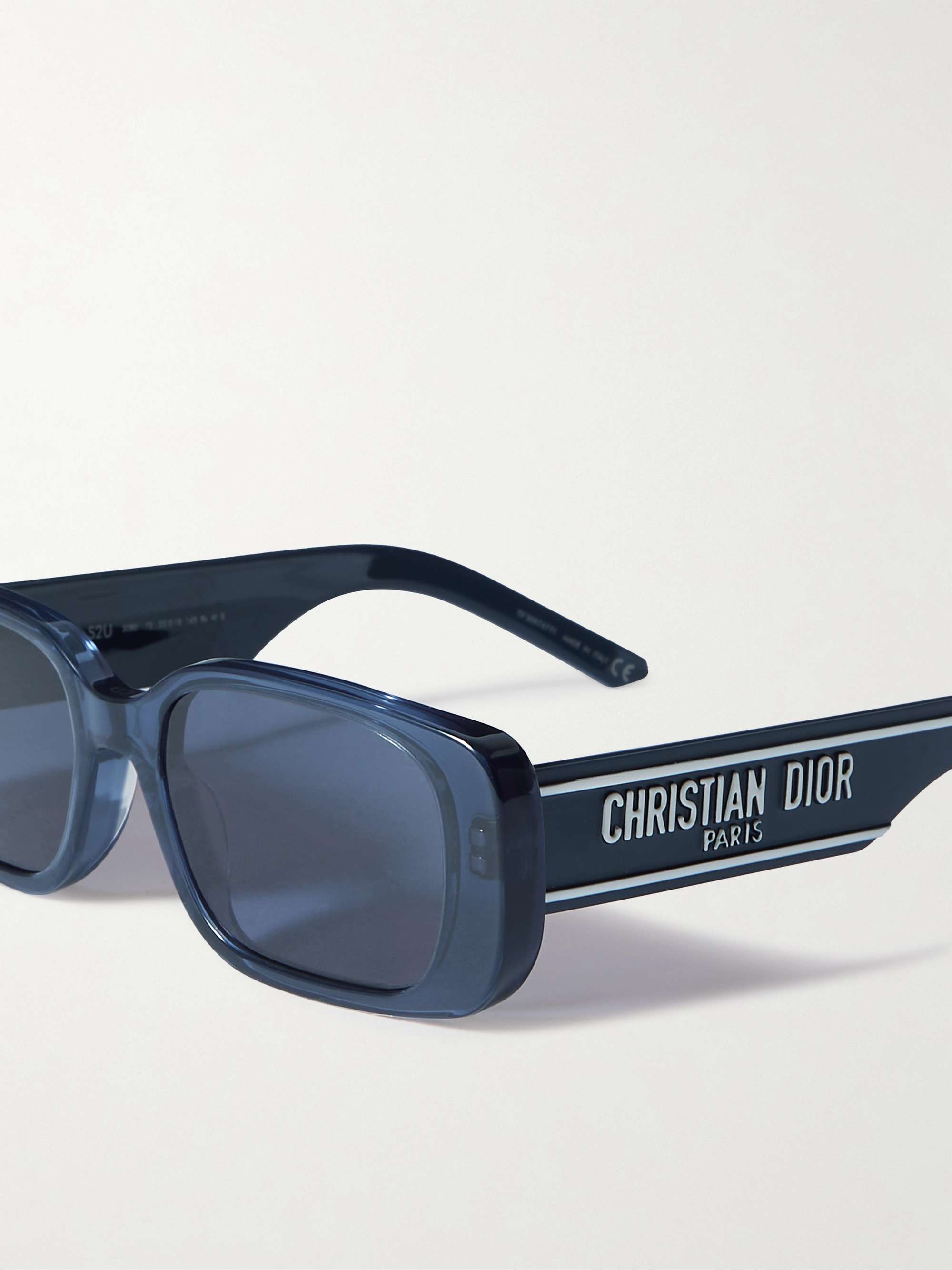 DIOR EYEWEAR Wildior S2U rectangular-frame acetate sunglasses
