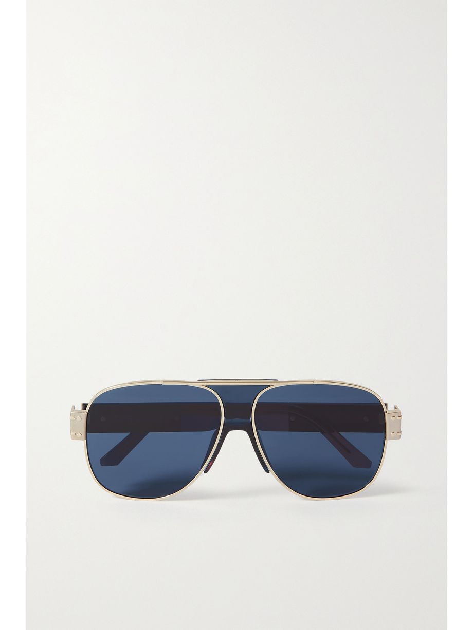 Aviator-style gold-tone sunglasses, Dior