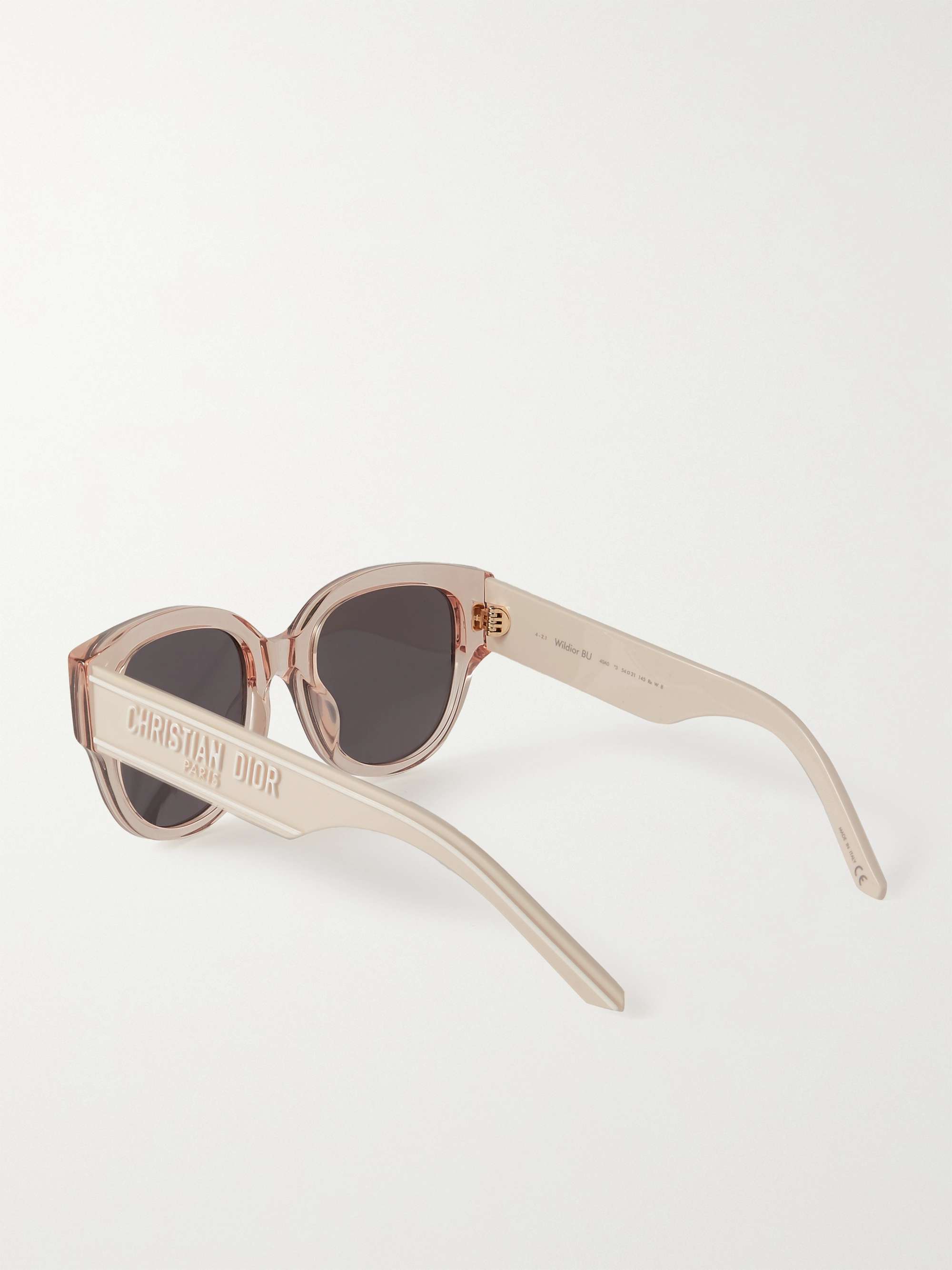 DIOR EYEWEAR Wildior BU round-frame embossed acetate sunglasses