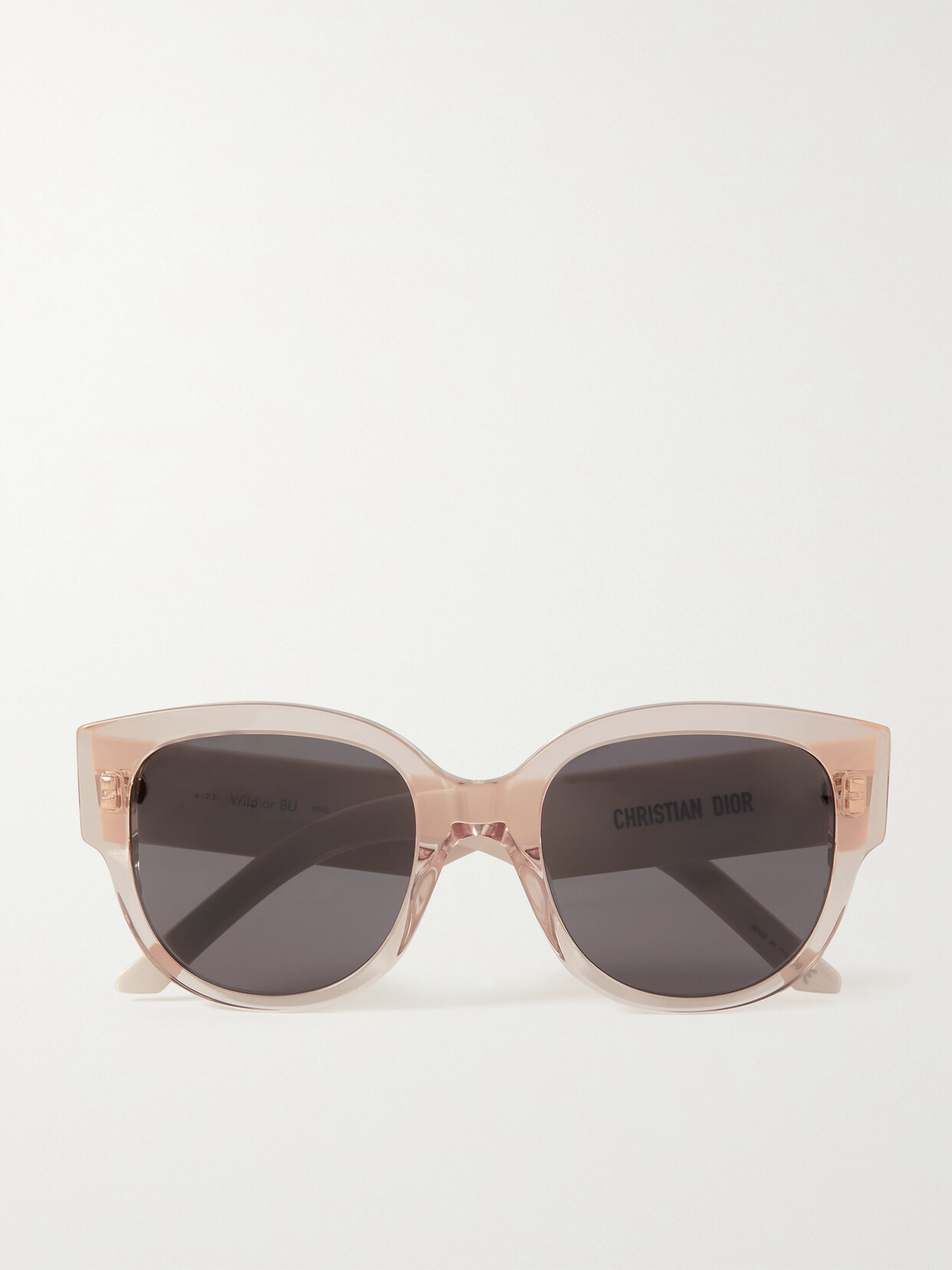 Shop Dior Wil Bu Cat-eye Embossed Acetate Sunglasses In Pink