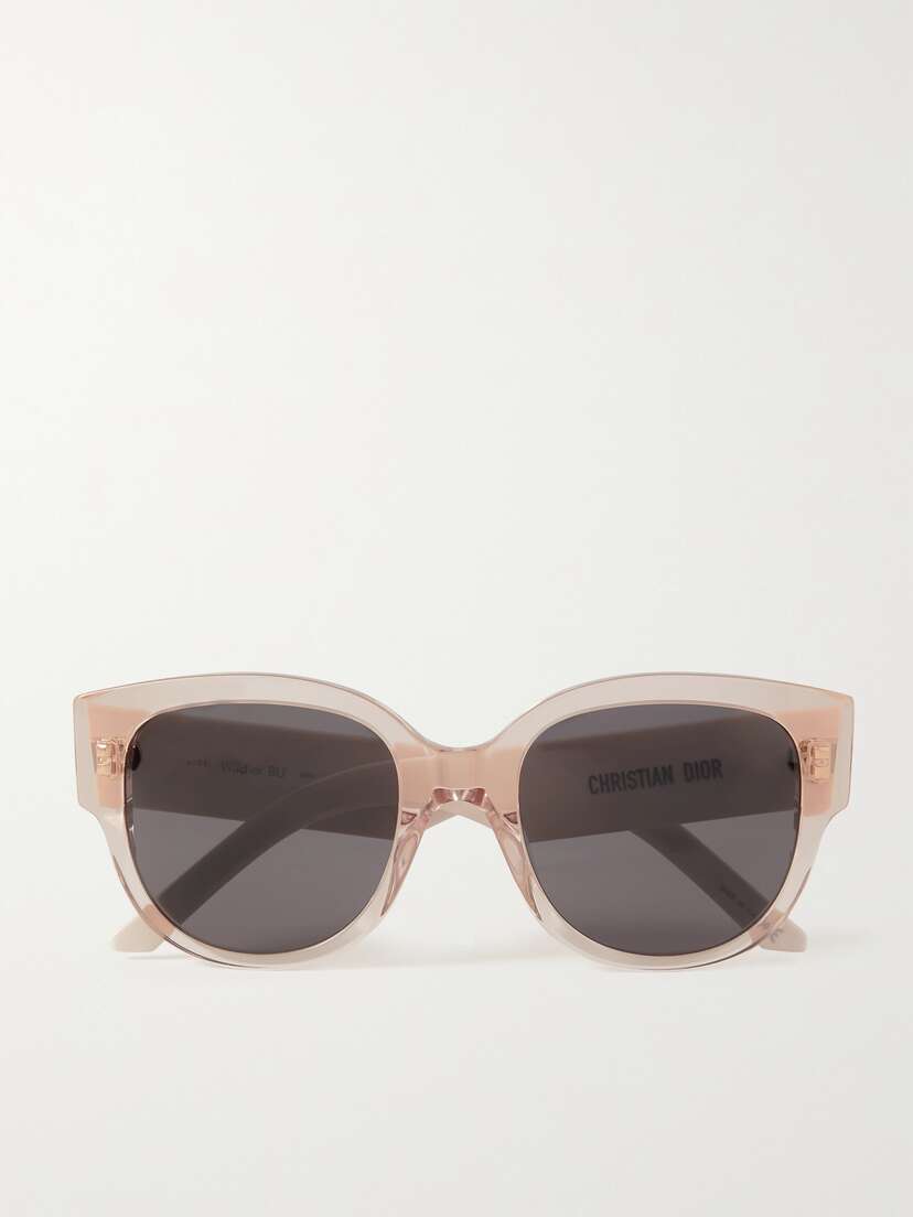DIOR Eyewear Wildior Bu Cat-eye Embossed Acetate Sunglasses